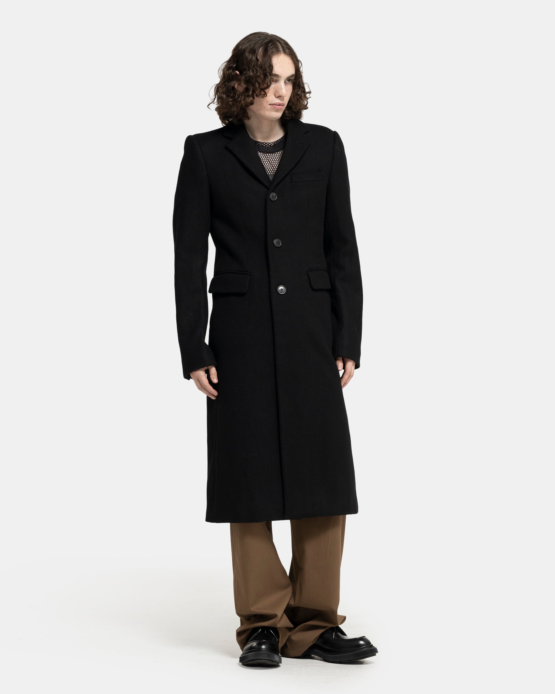 Dries Van Noten Reelan Short Coat in Black