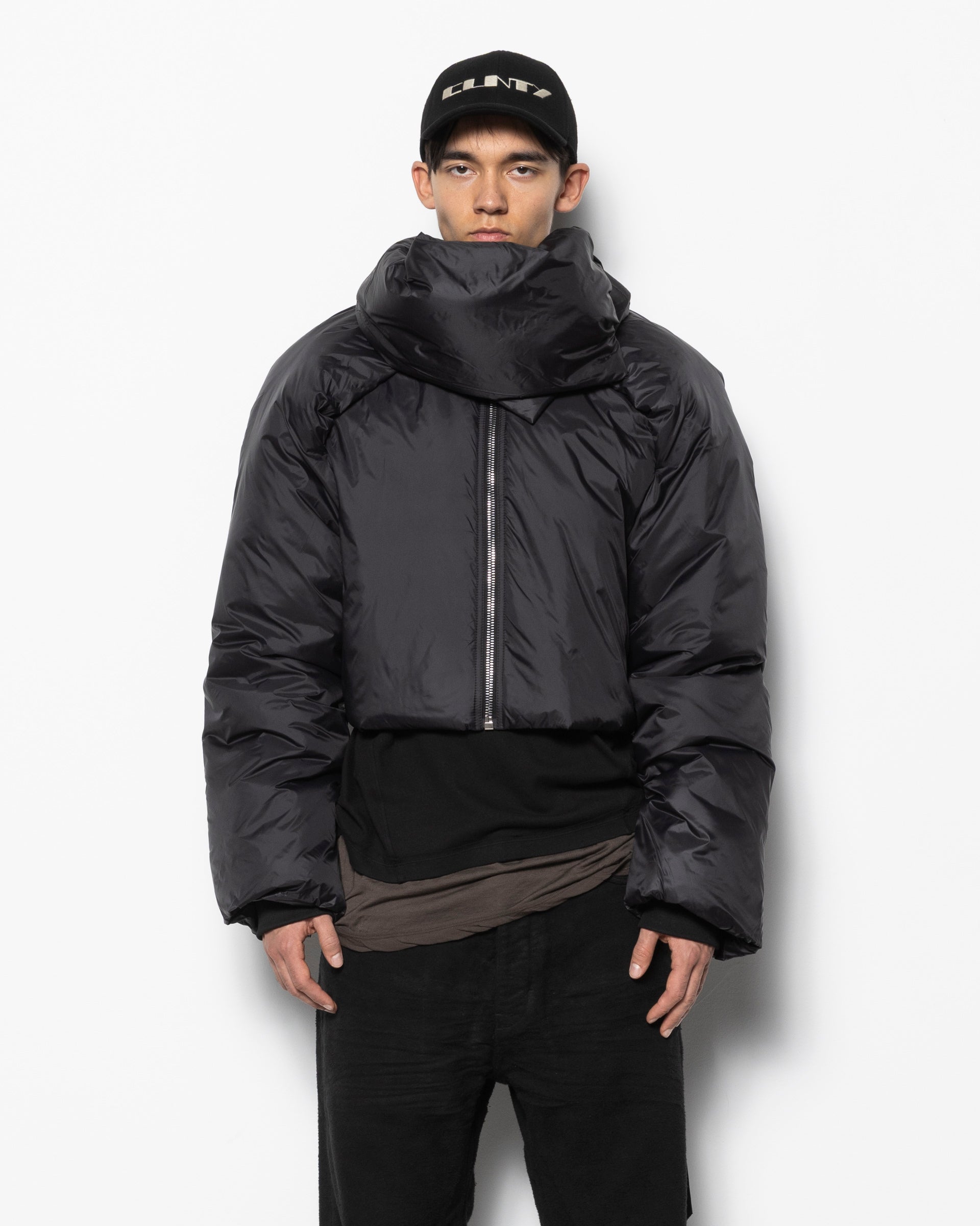 Rick Owens DRKSHW Convertible Jacket in Black | RODEN GRAY