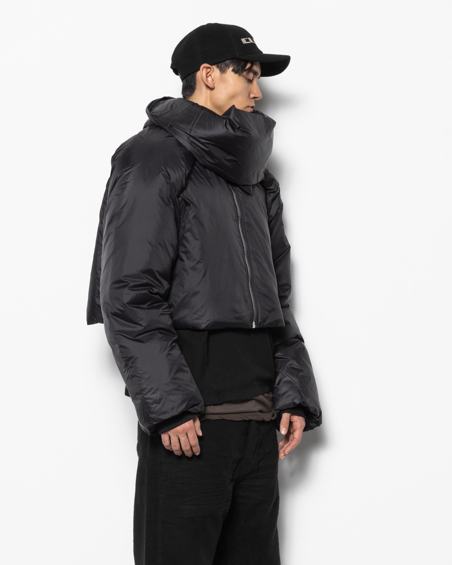 Rick Owens DRKSHW Convertible Jacket in Black | RODEN GRAY