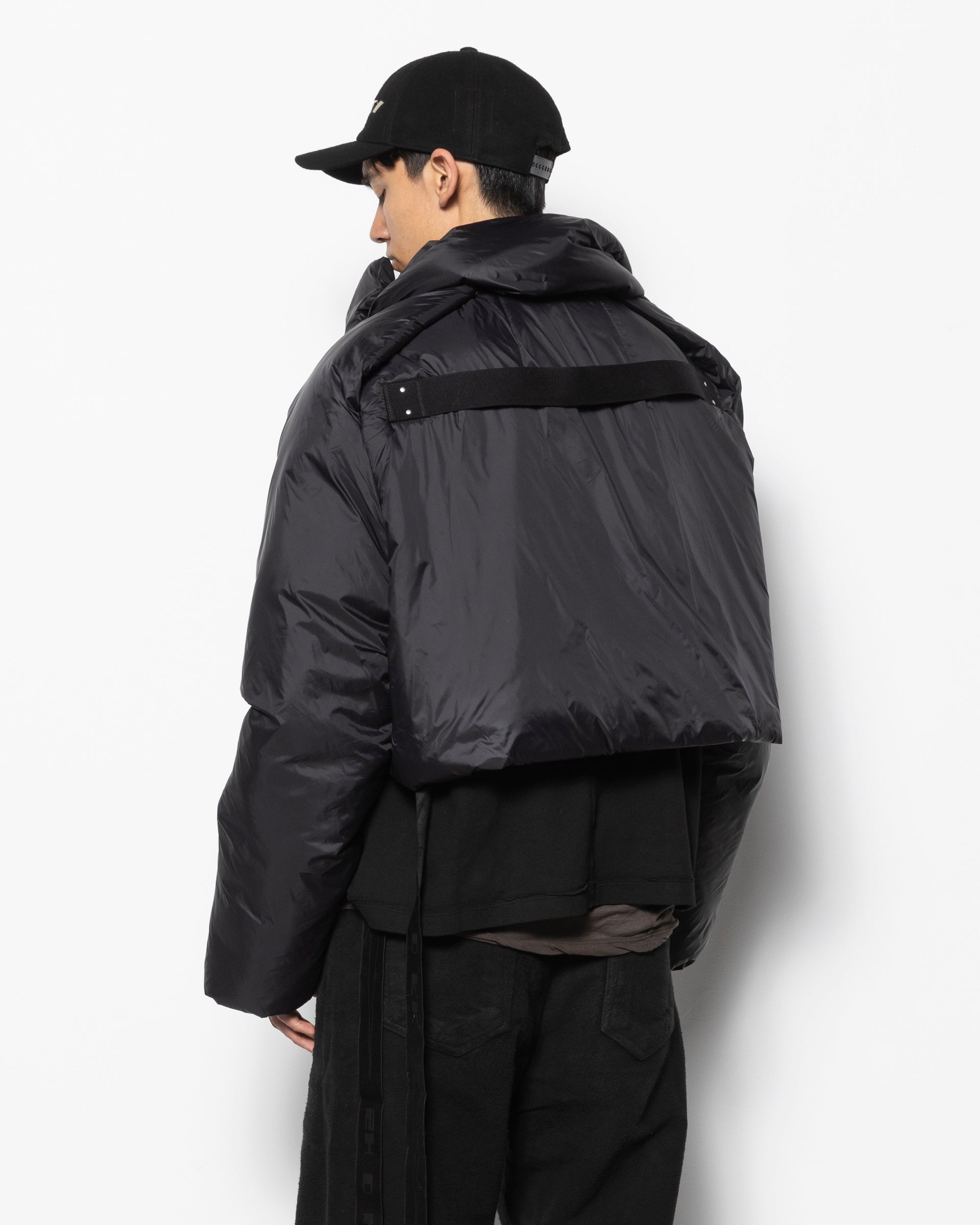 Rick Owens DRKSHW Convertible Jacket in Black | RODEN GRAY