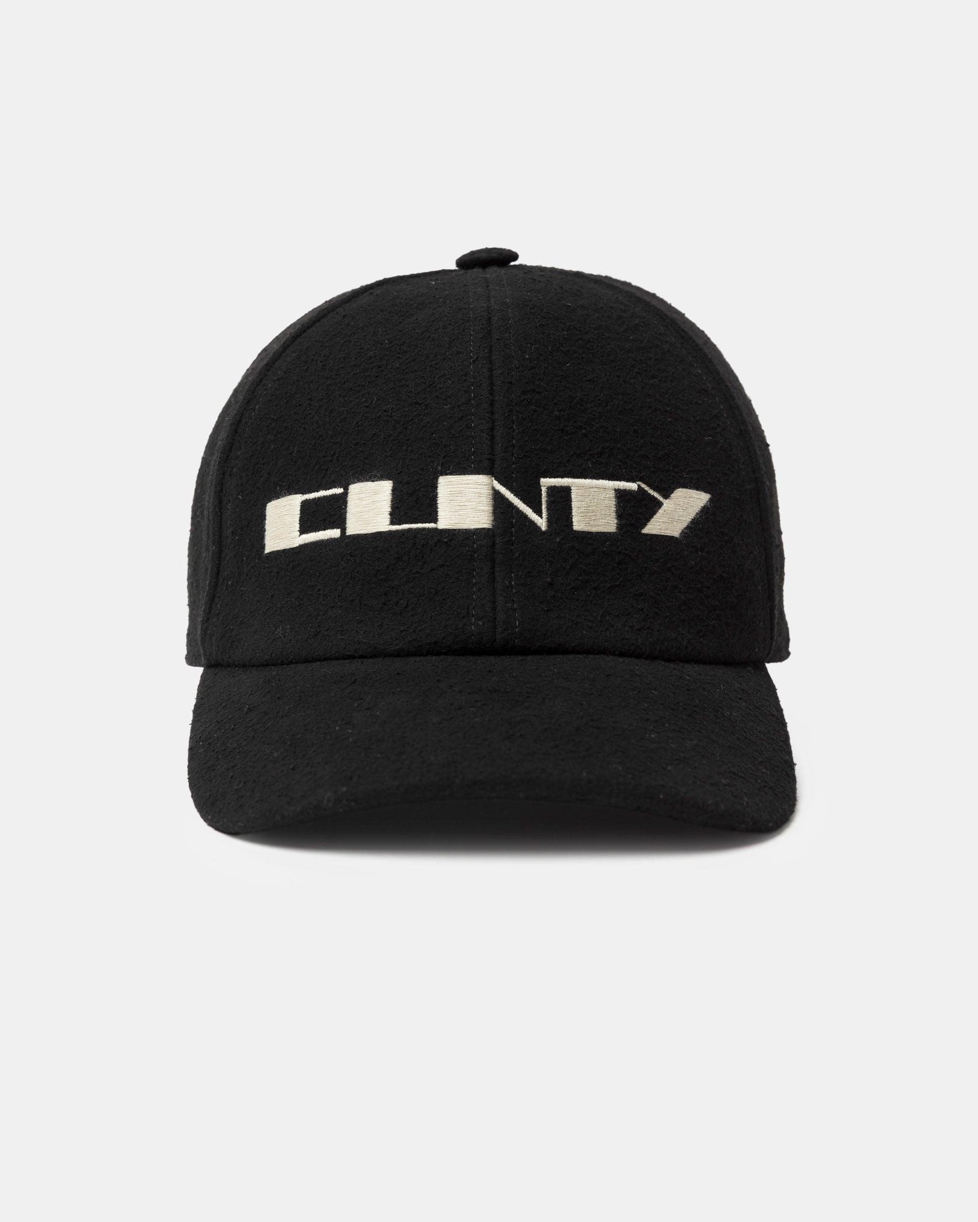 Cunty Baseball Cap in Black and Pearl