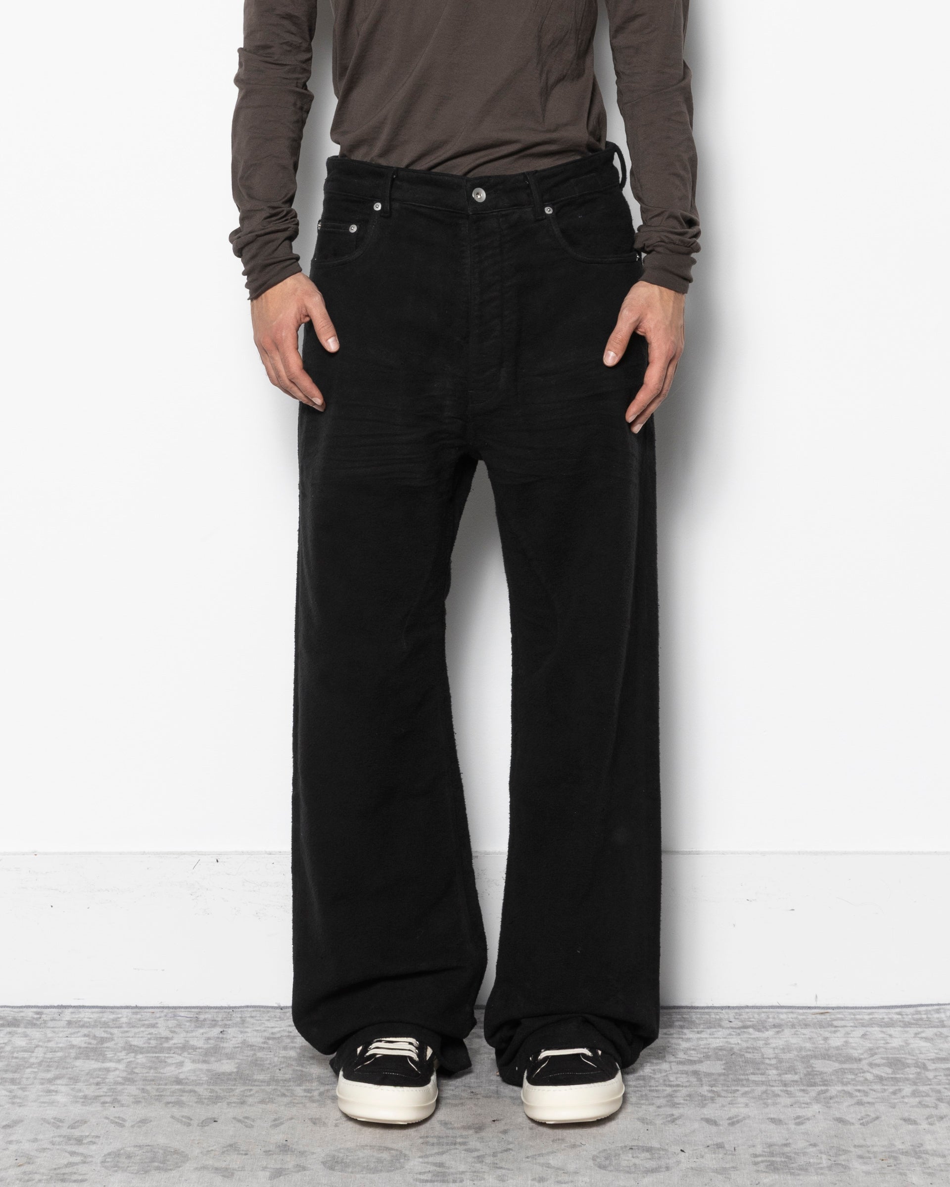 Rick Owens DRKSHW Geth Jeans in Black | RODEN GRAY
