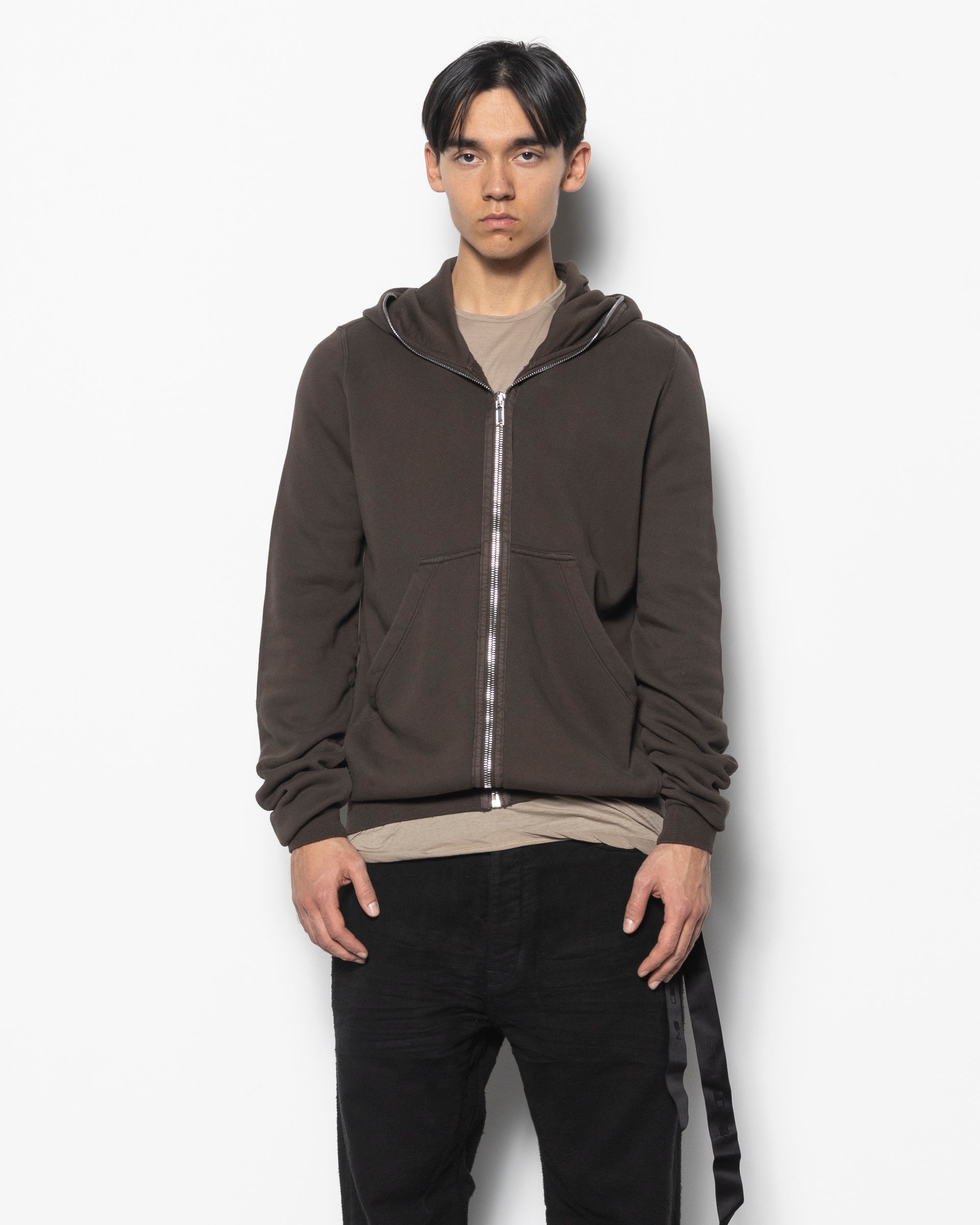 Gimp Zip Hoodie in Dark Dust