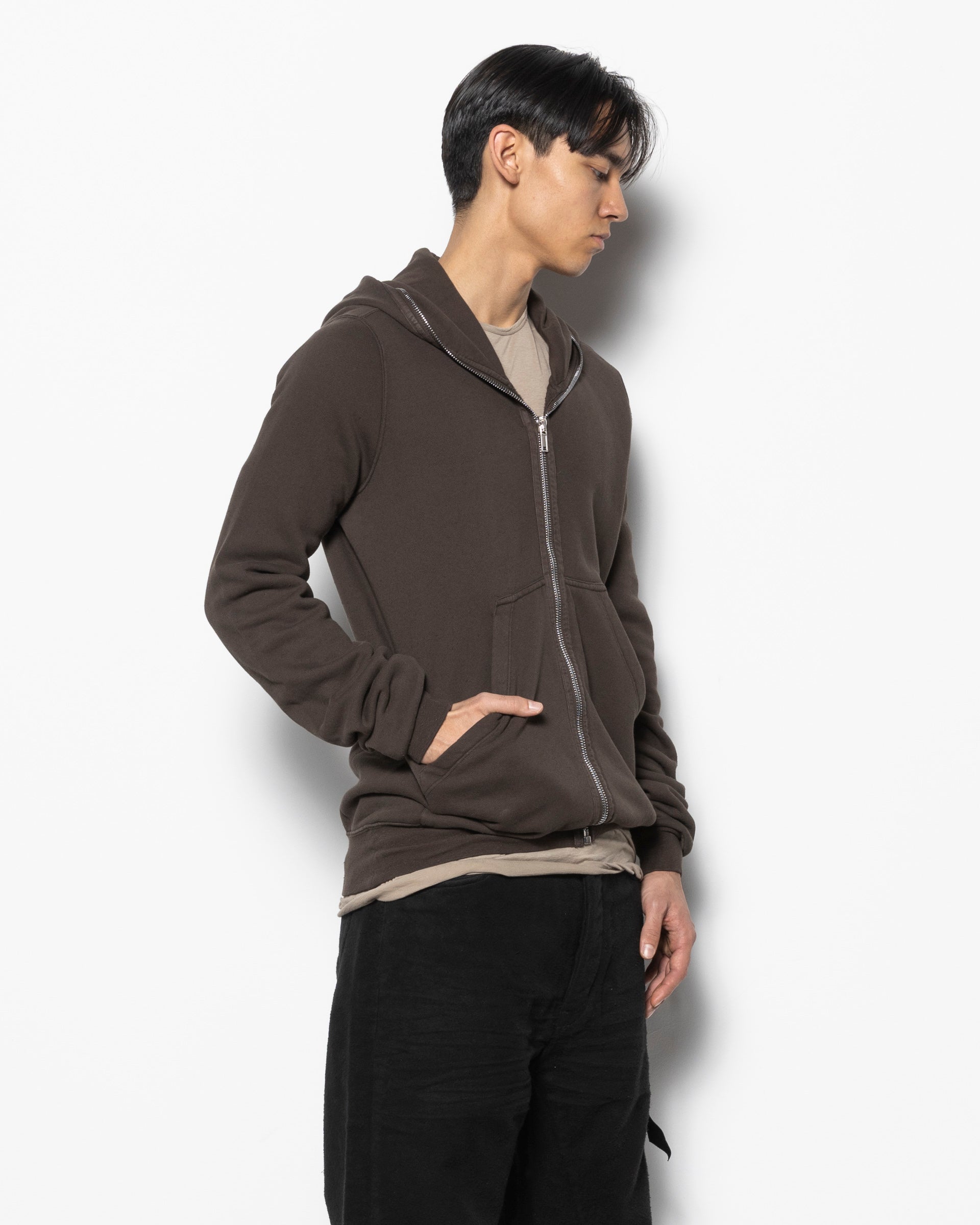 Gimp Zip Hoodie in Dark Dust