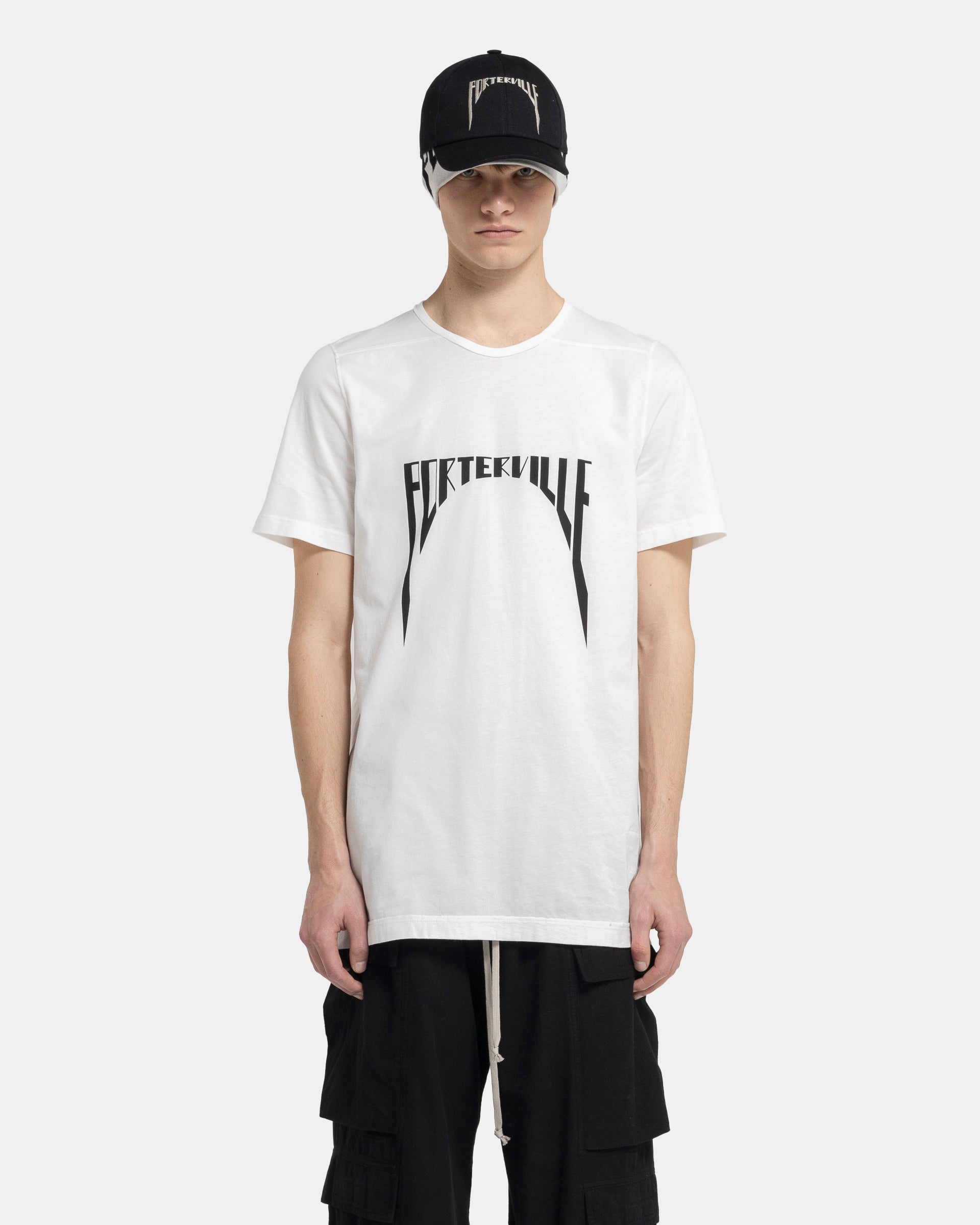 Porterville Level T-Shirt in Milk and Black