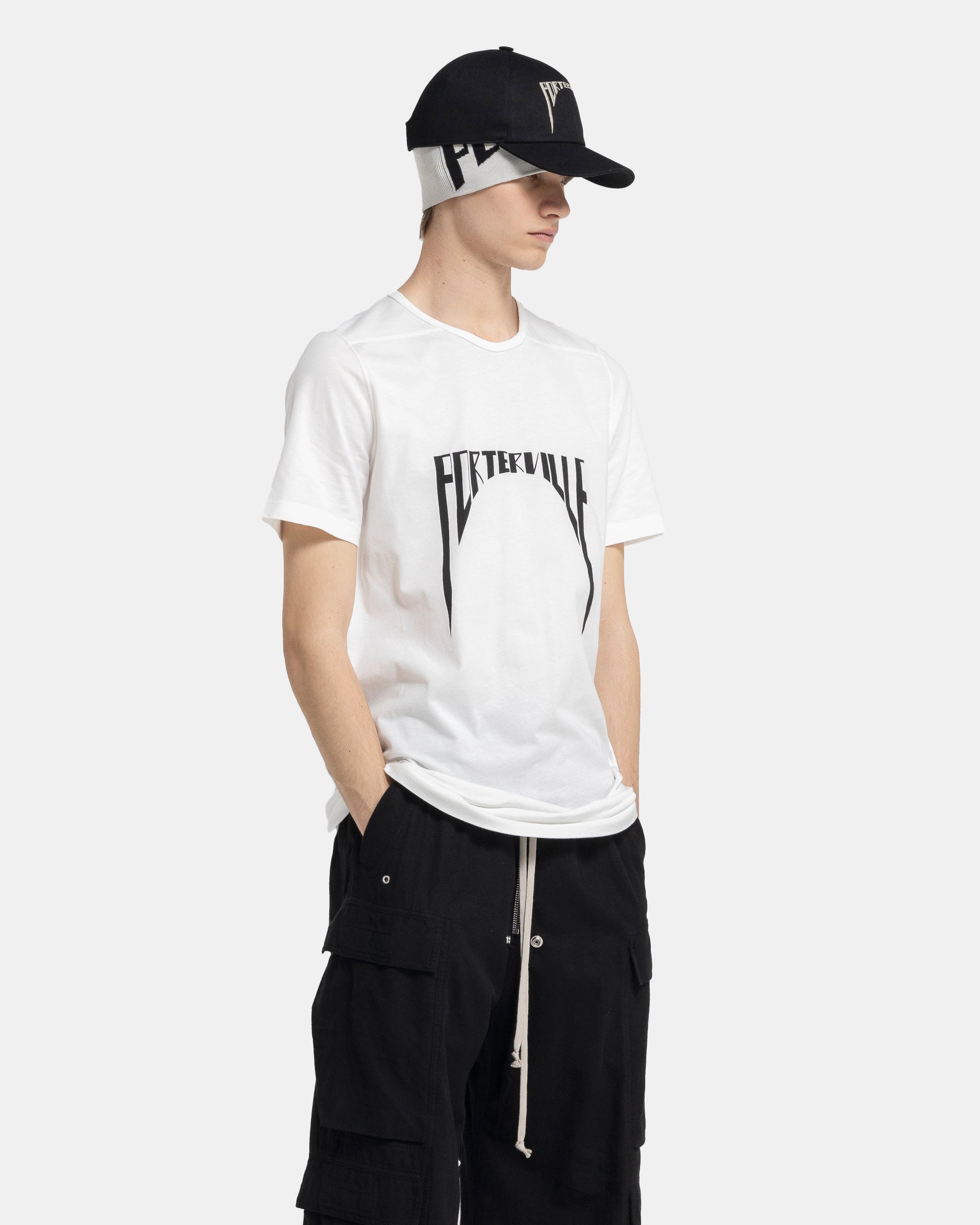 Porterville Level T-Shirt in Milk and Black