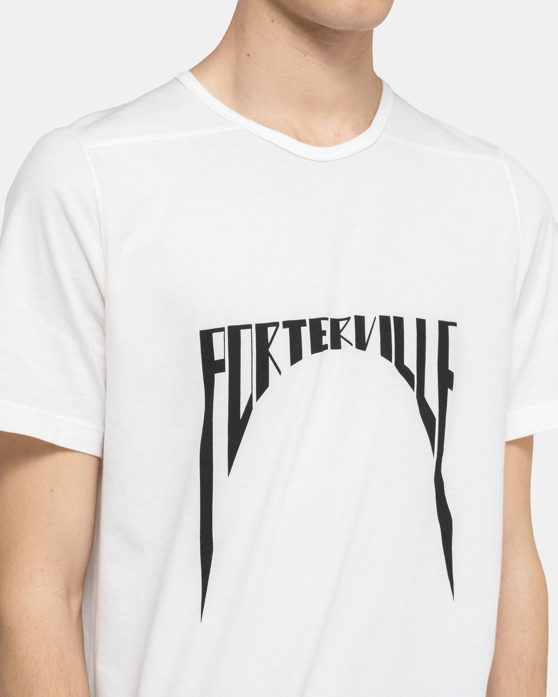 Porterville Level T-Shirt in Milk and Black