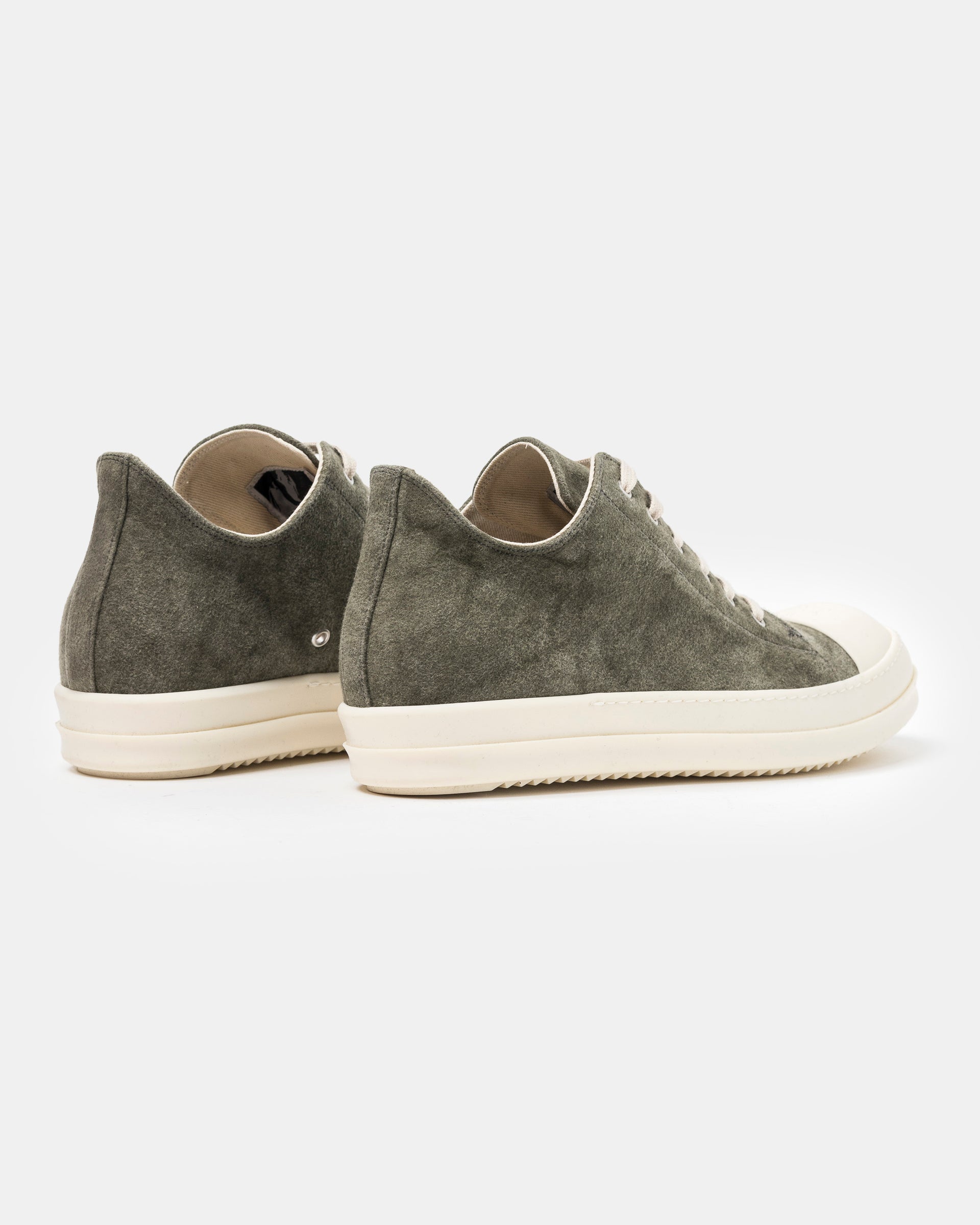 Scrape Low Sneakers in Sage and Milk