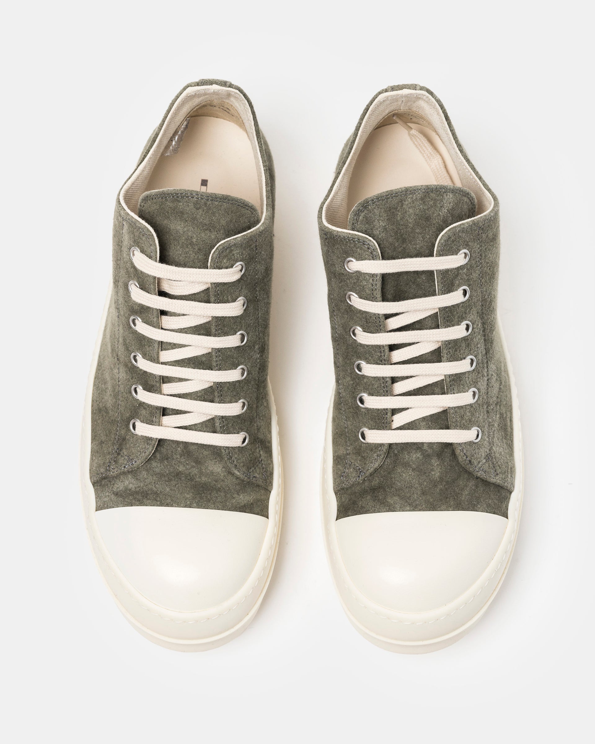 Scrape Low Sneakers in Sage and Milk