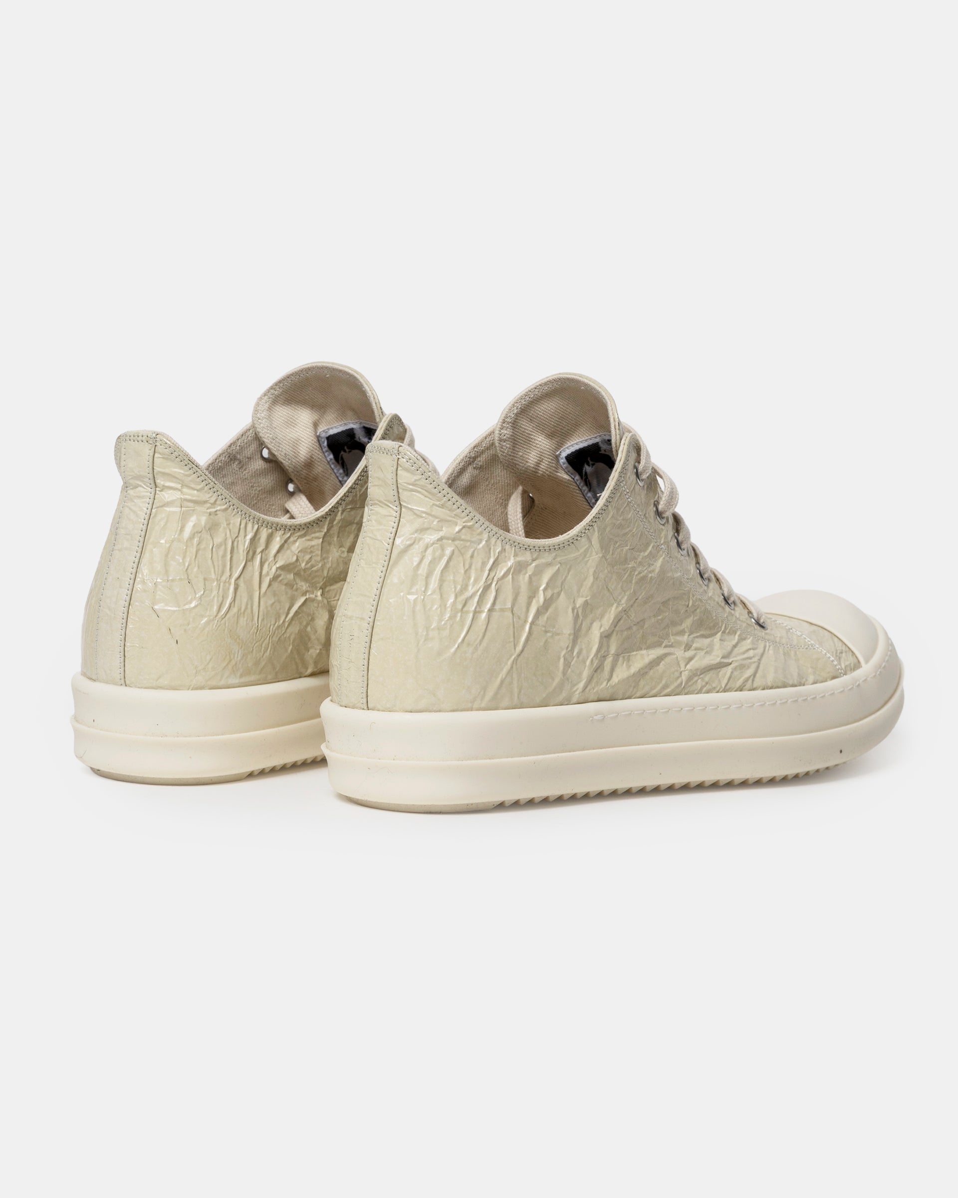 Denim Low Sneakers in Parchment/Milk