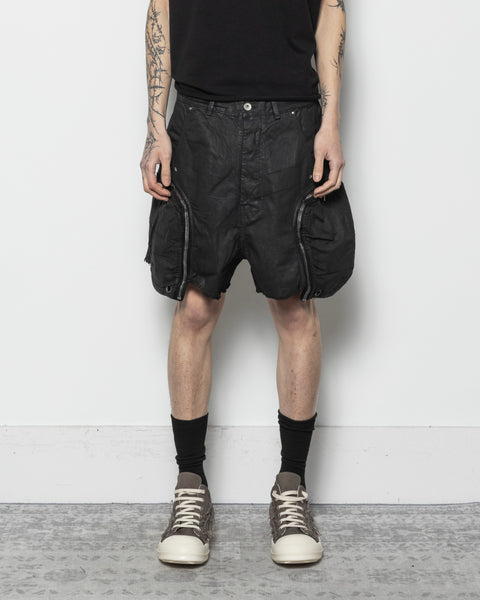 美品Rick Owens DRKSHDW BAUHAUS SHORTS46 Rick Owens DRKSHDW Bauhaus Shorts in Black | RODEN GRAY
