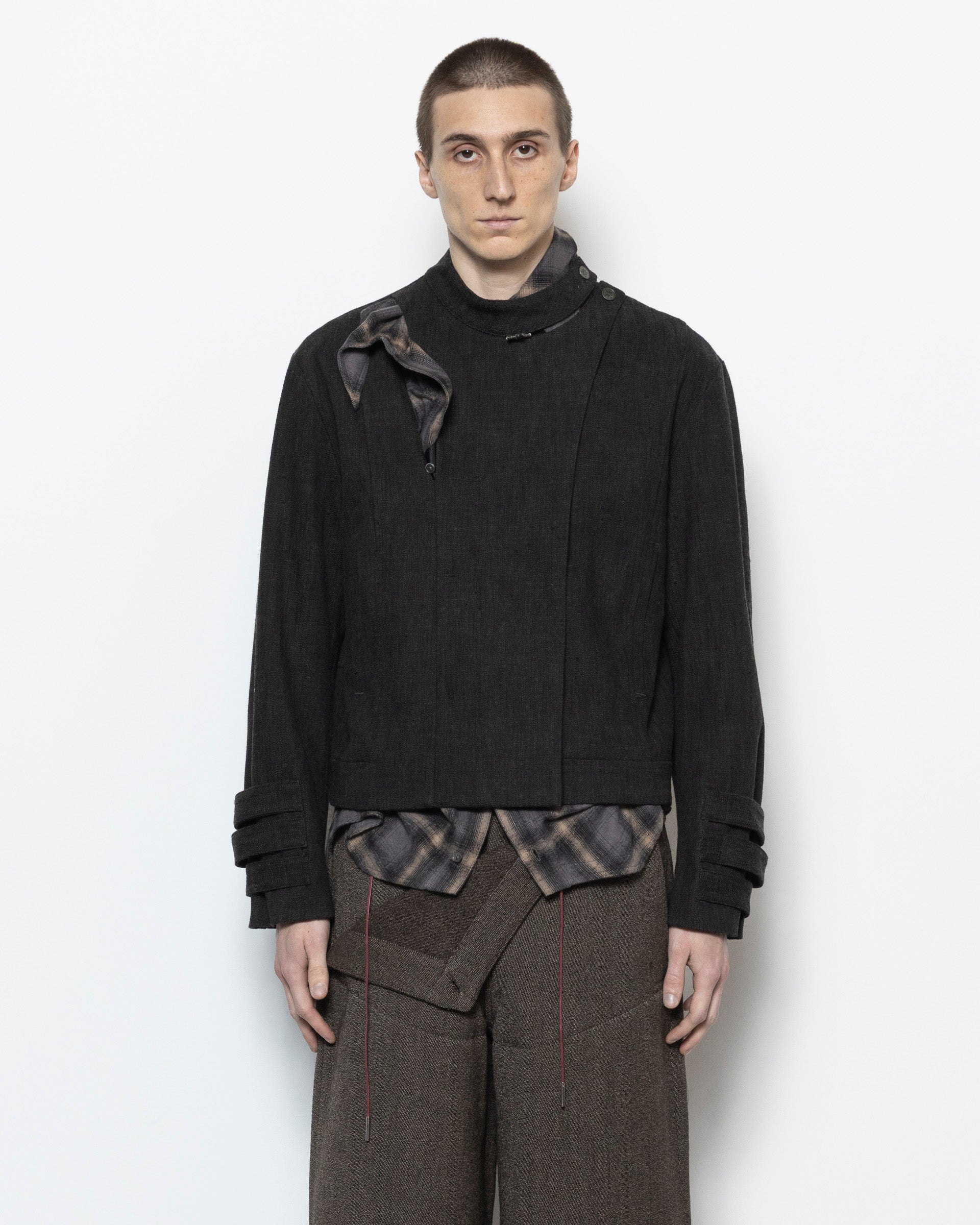 Arkam Straight JKT in Dark Brown