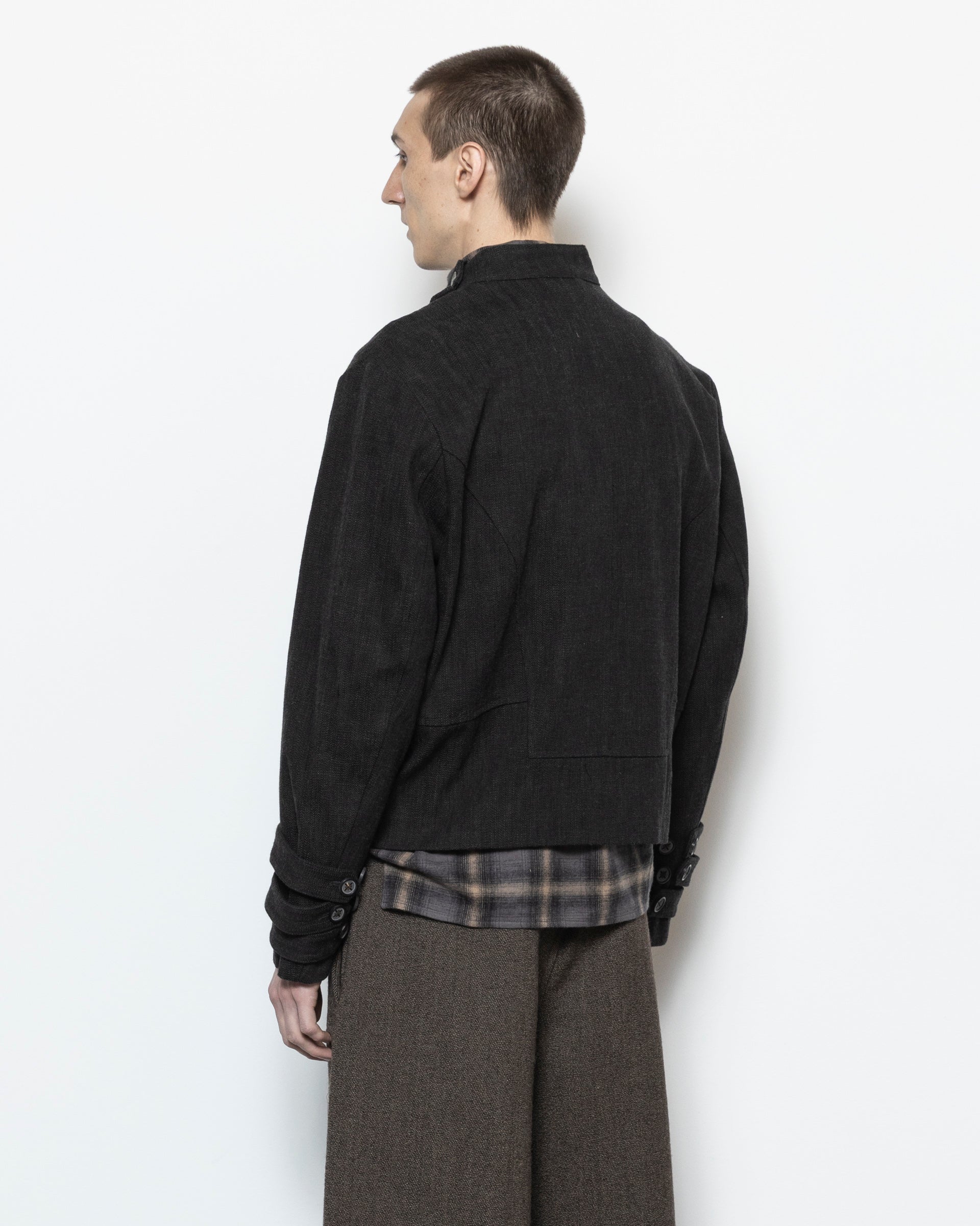 Arkam Straight JKT in Dark Brown