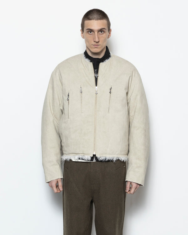Ezekiel Bomber in Dirty White