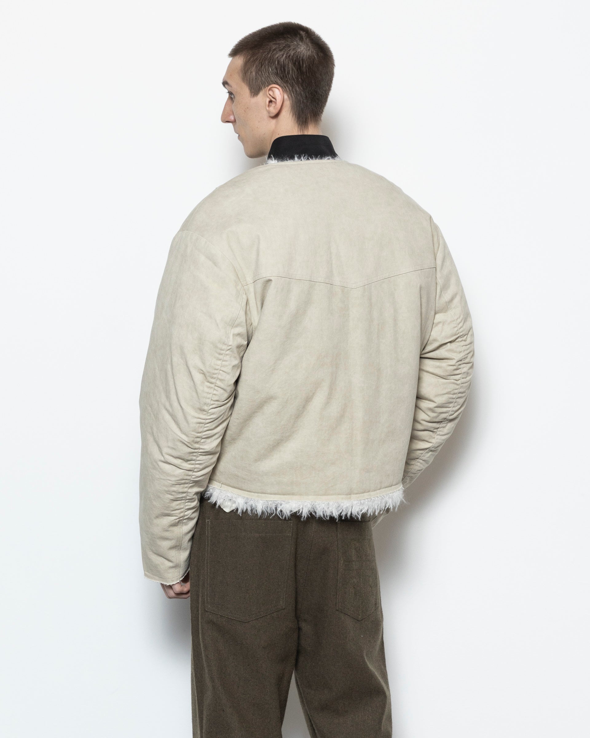 Ezekiel Bomber in Dirty White