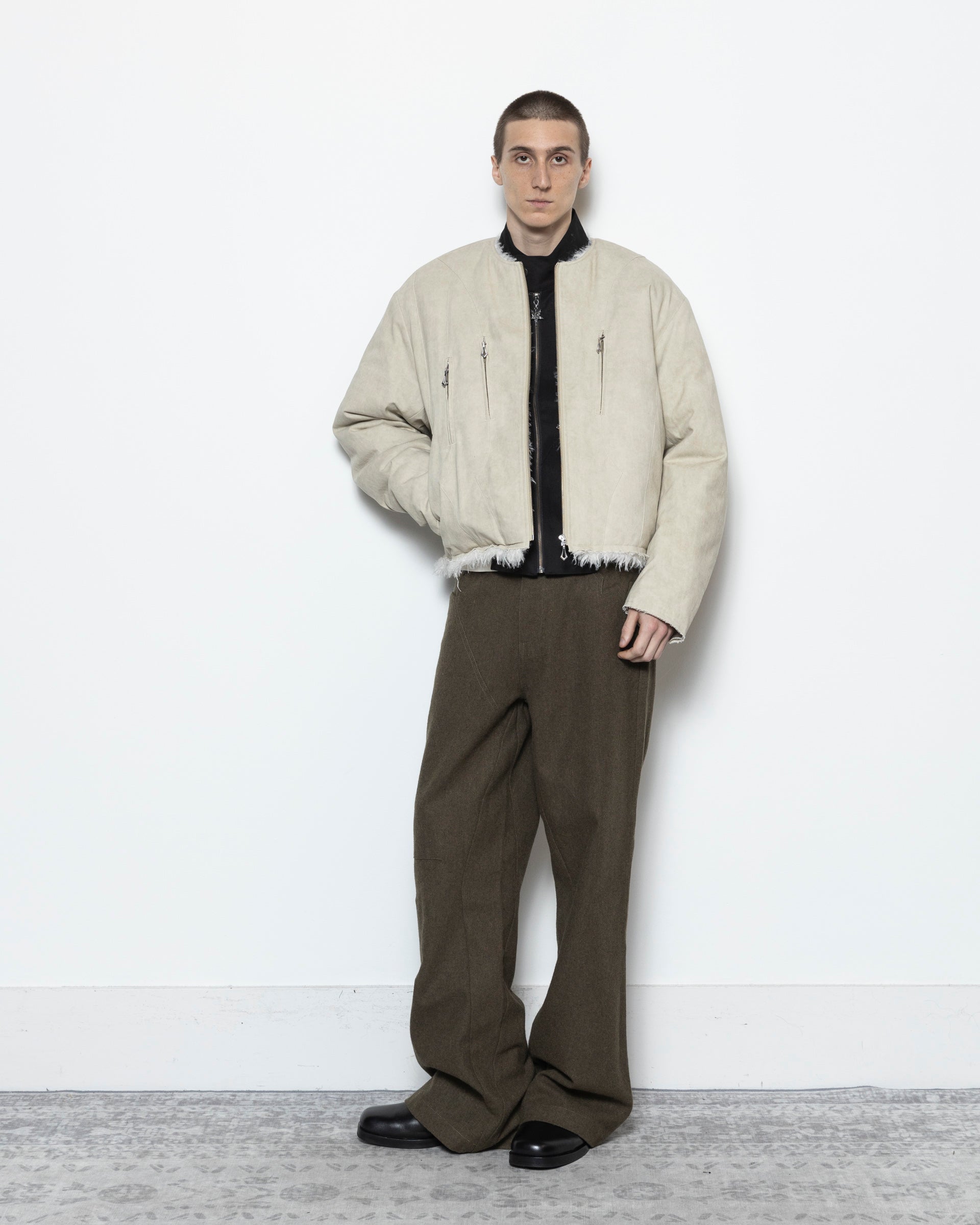 Ezekiel Bomber in Dirty White