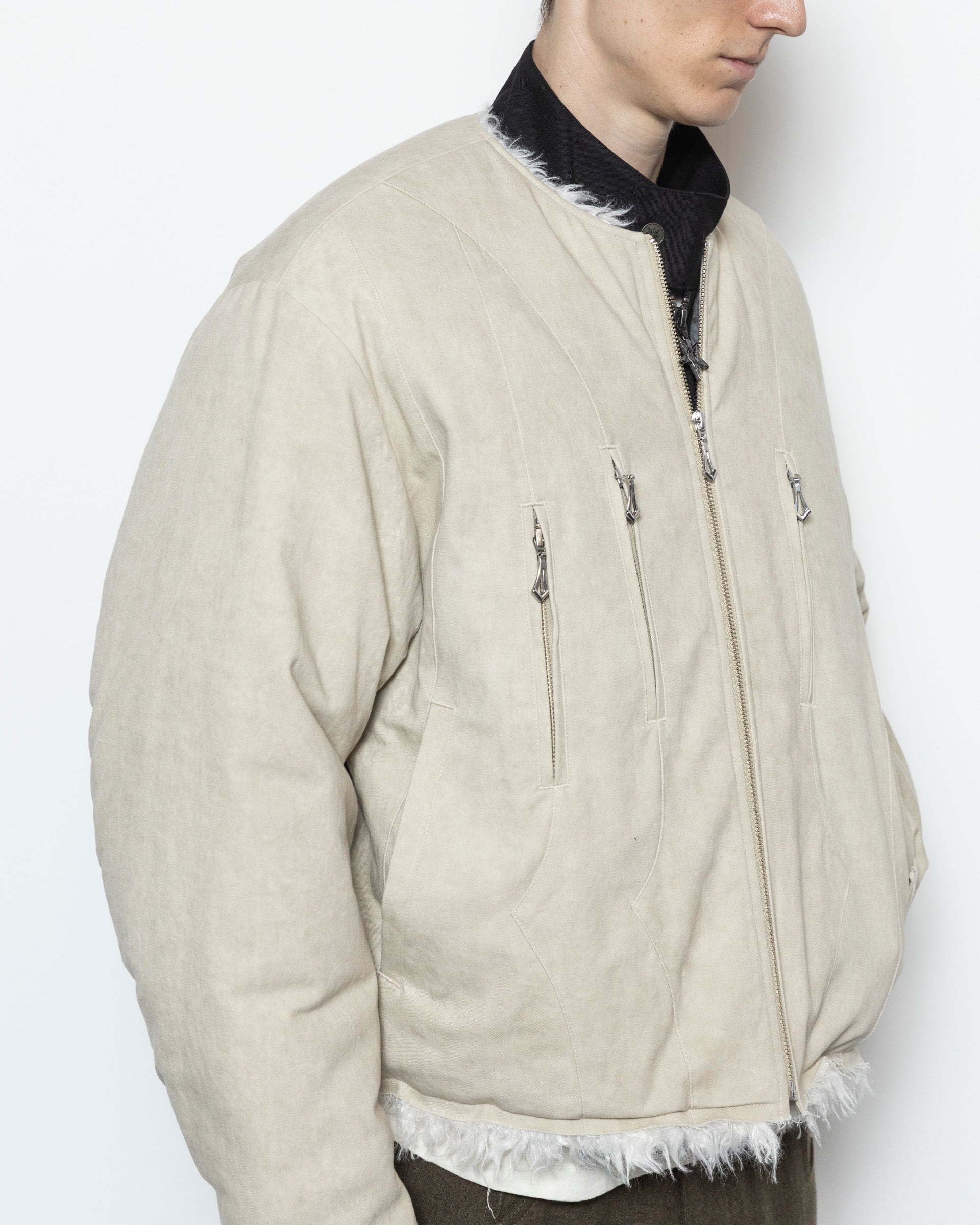 Ezekiel Bomber in Dirty White