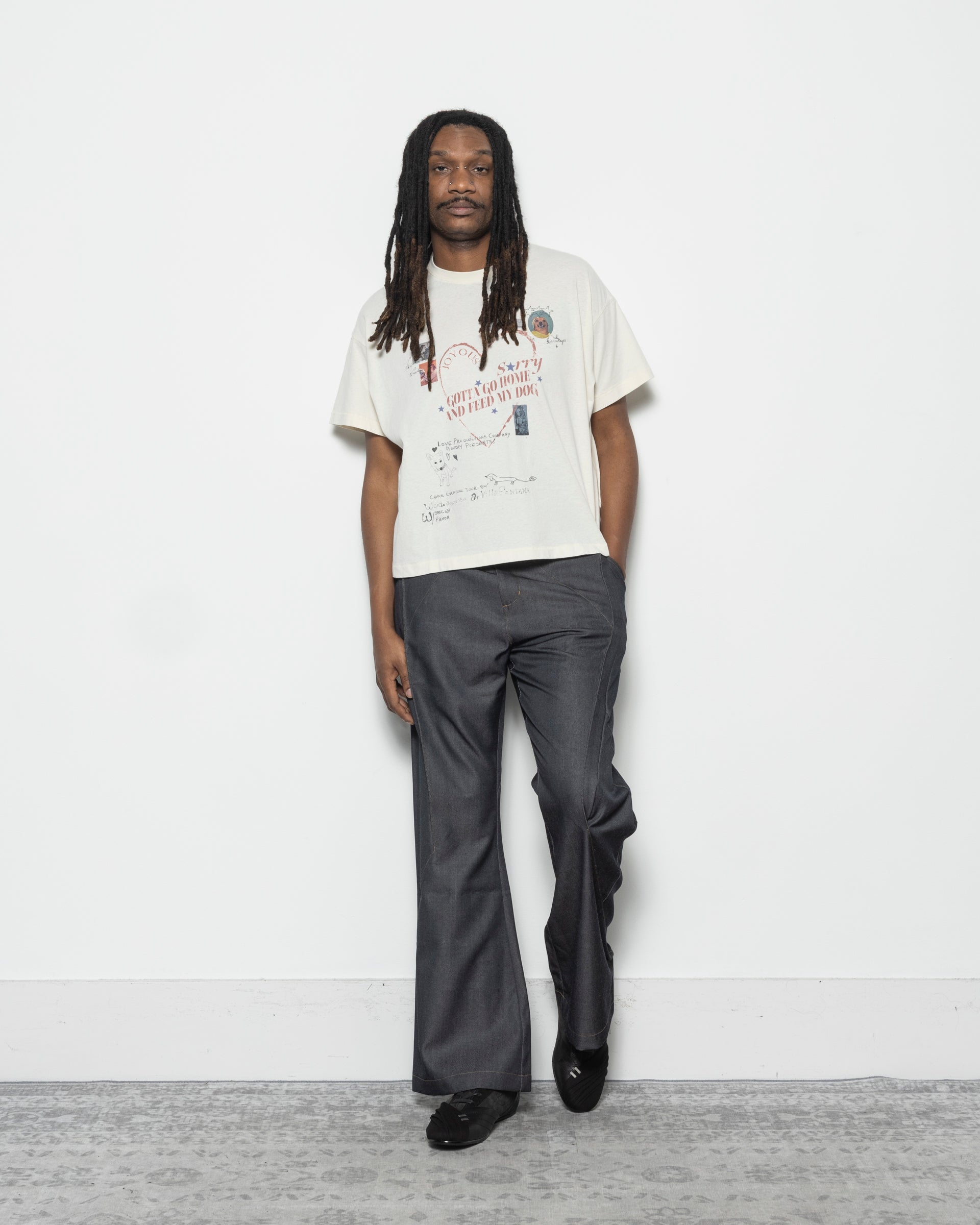 Genji Trousers in Denim Blue