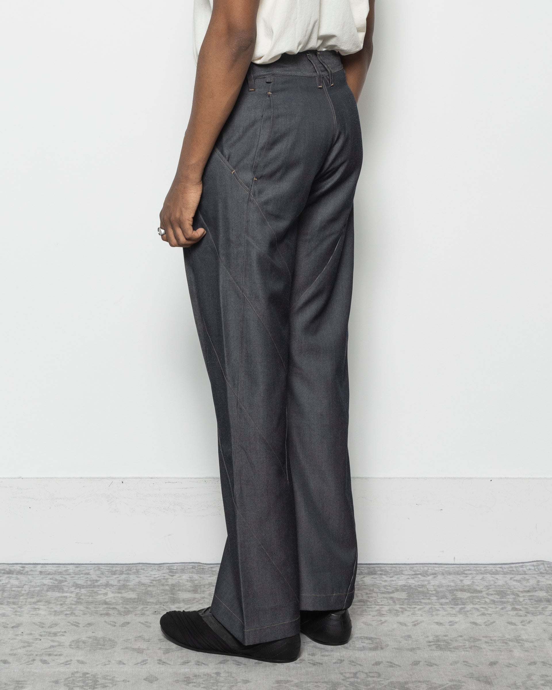 Genji Trousers in Denim Blue