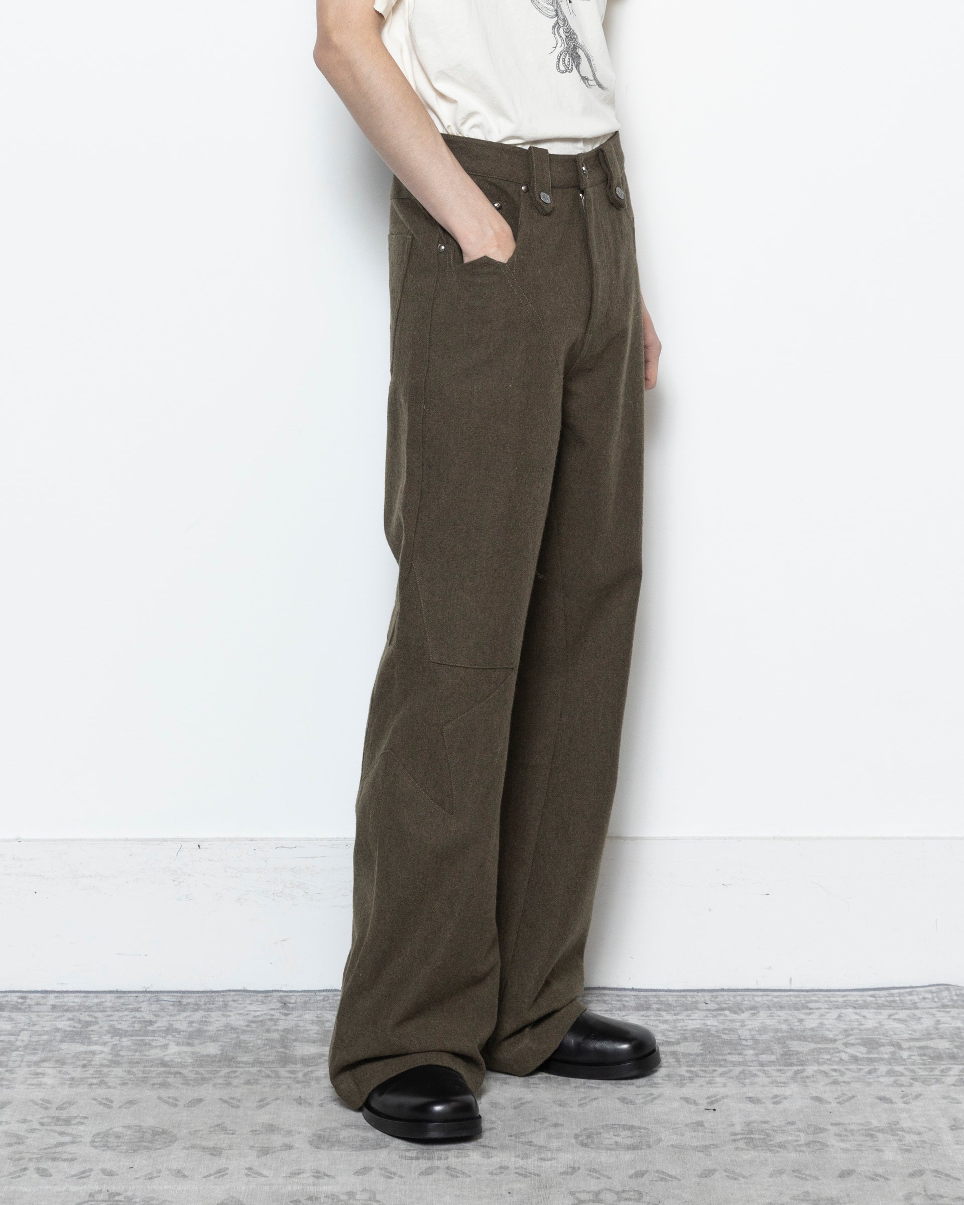 Rodeo Star Trousers in Green