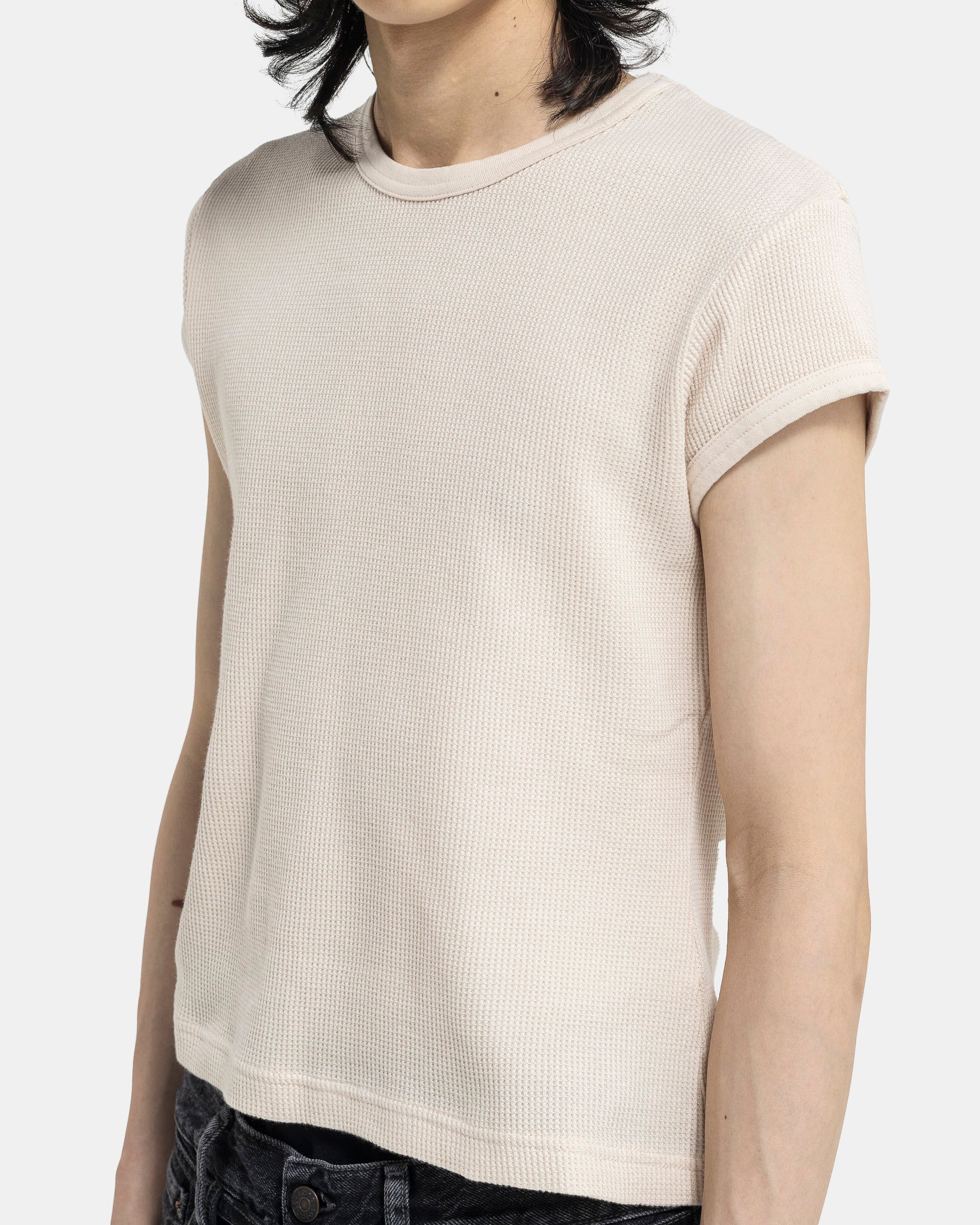 Fitted T-Shirt in Soft Pink