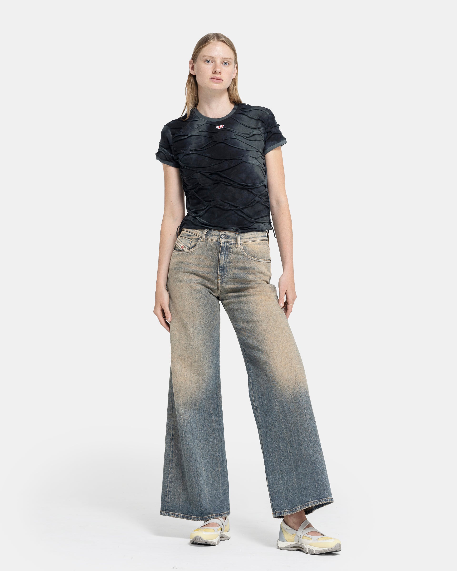 1978 D-Akemi Flared Jeans in Blue