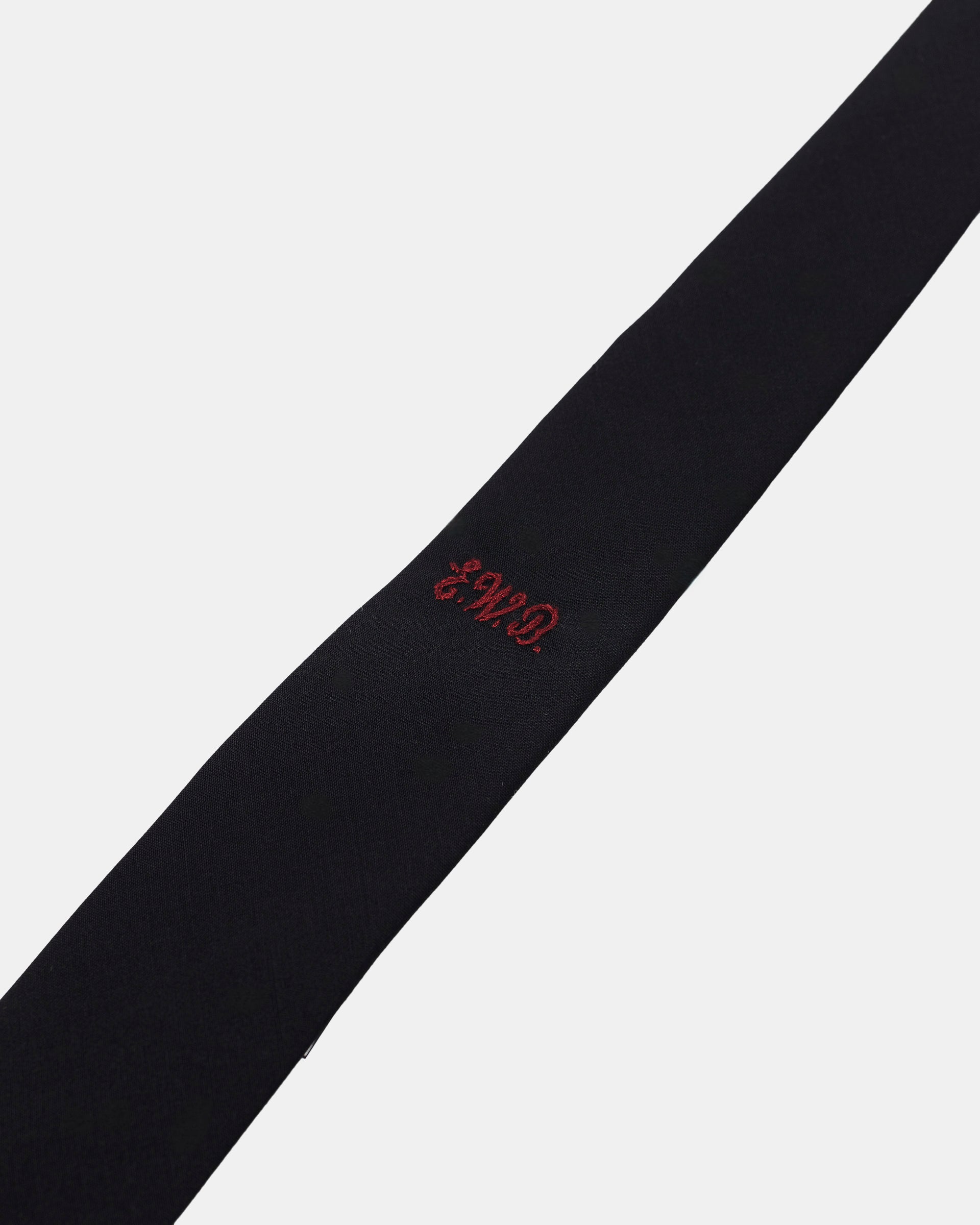 EWB Embroidered Tie in Black