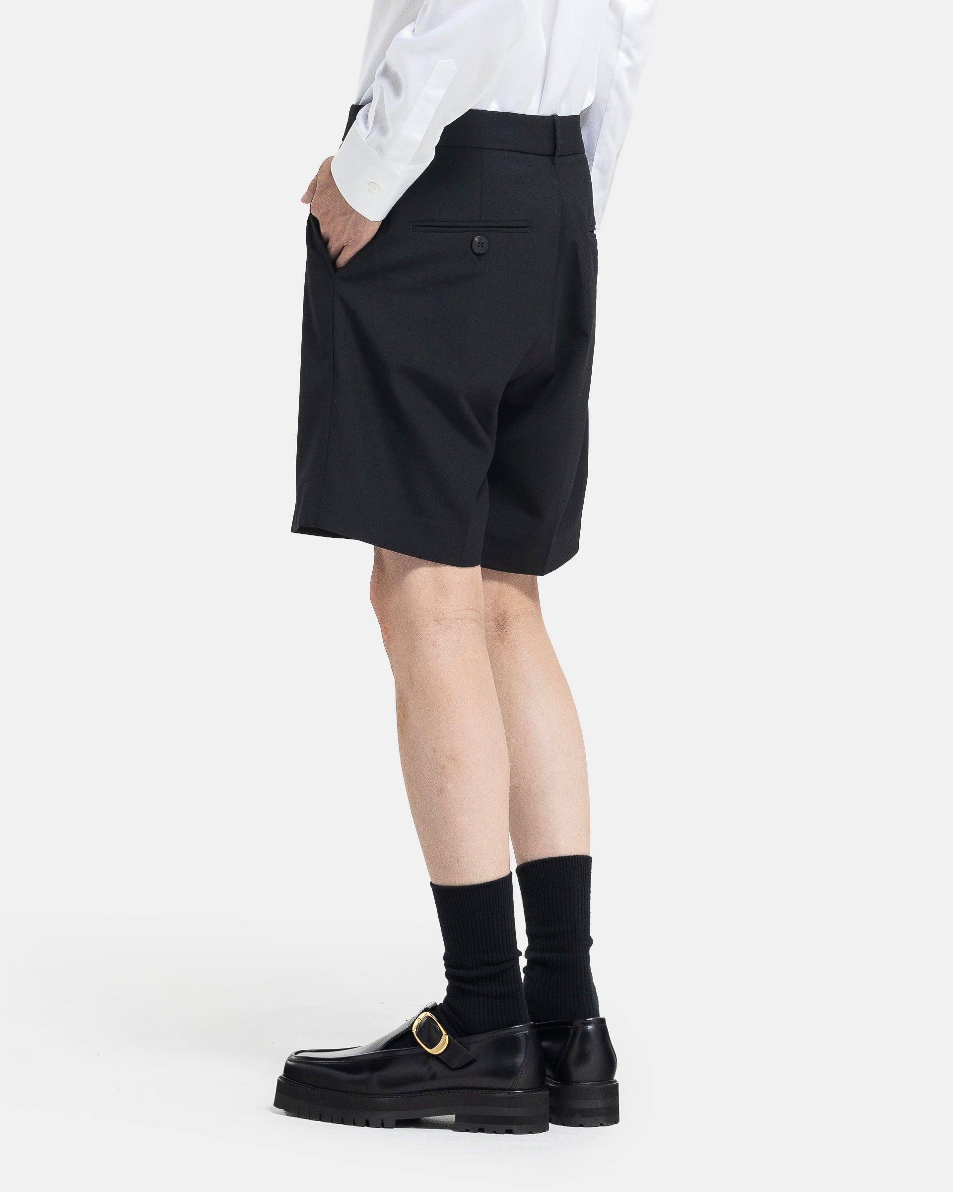 Tailored Shorts in Black