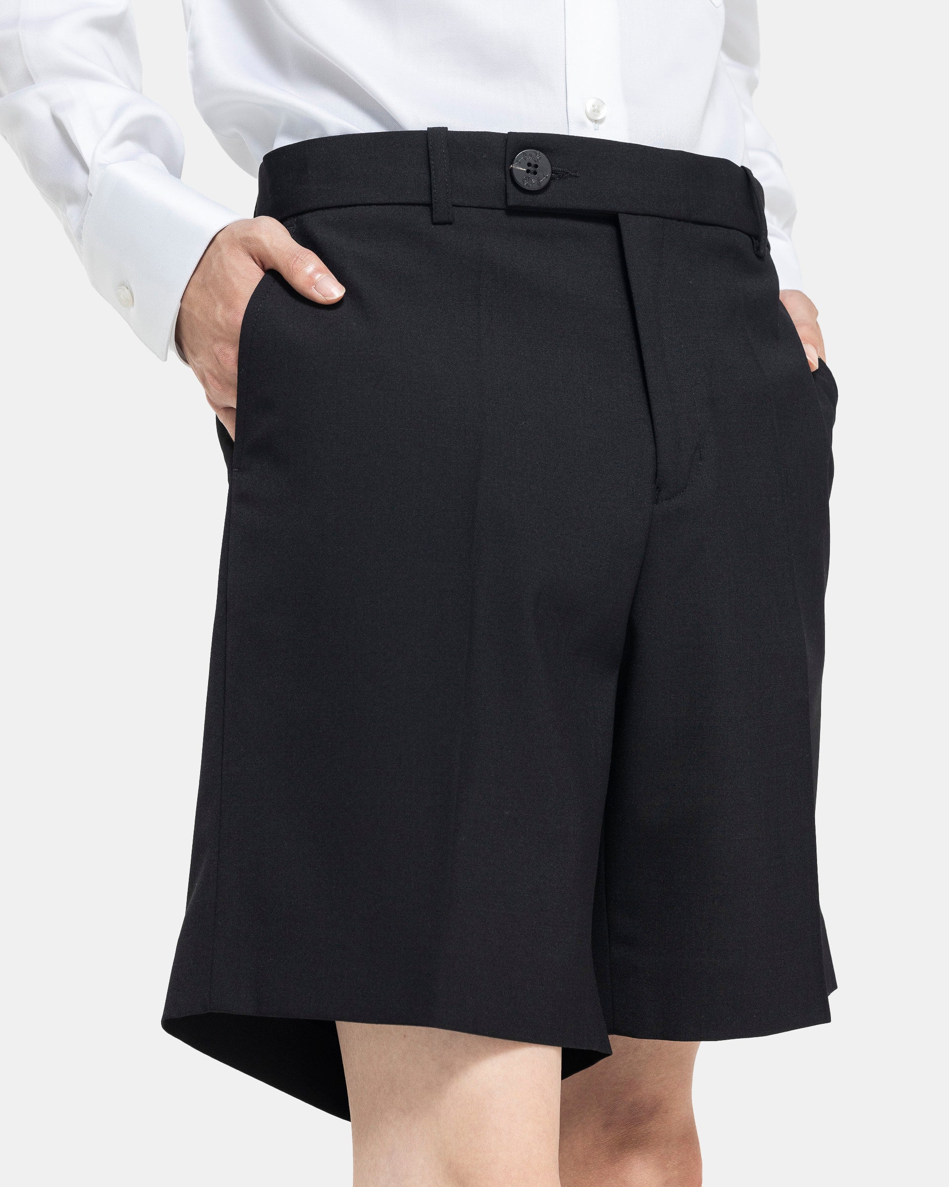 Tailored Shorts in Black