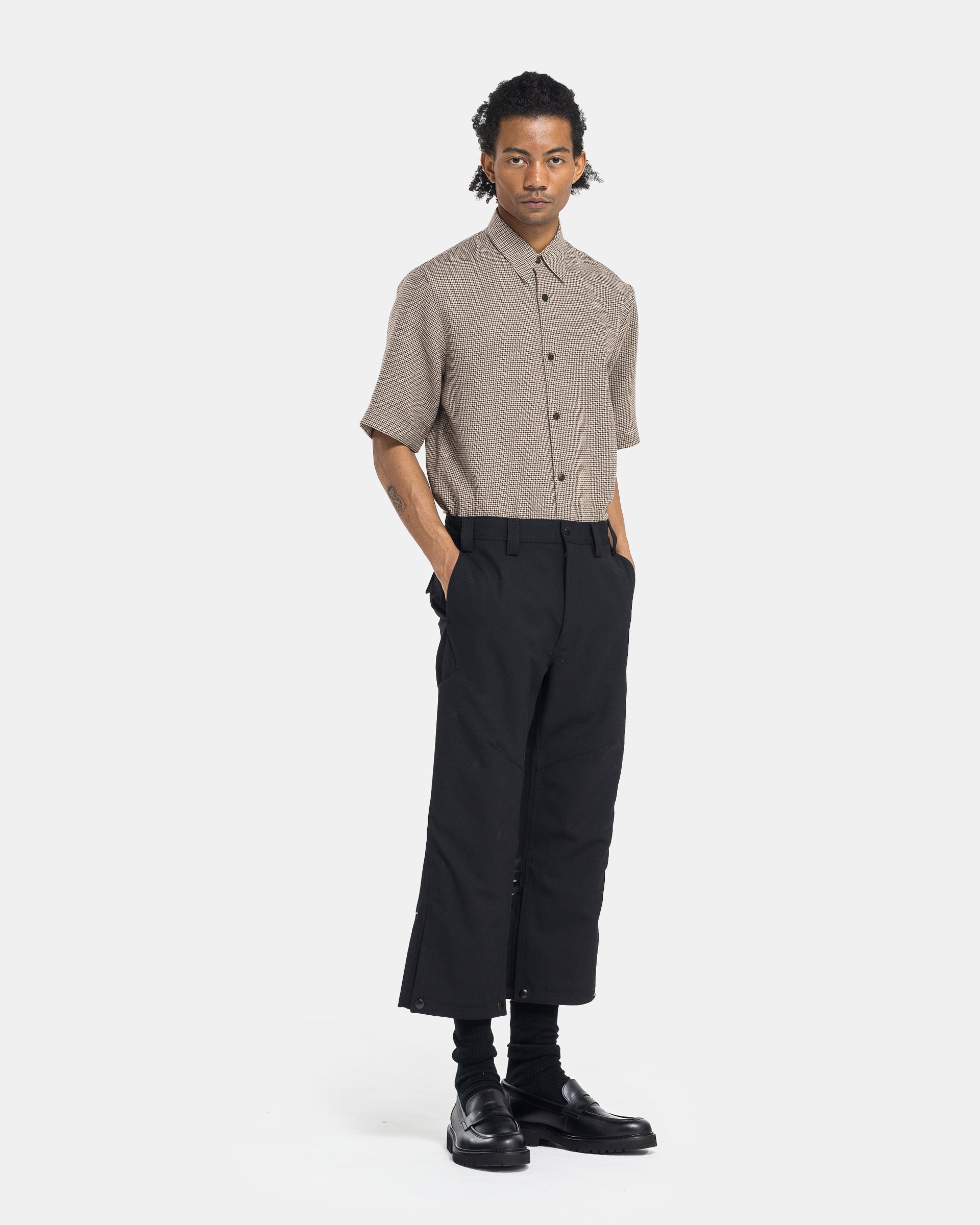 Tonino Utility Trouser in Night Black