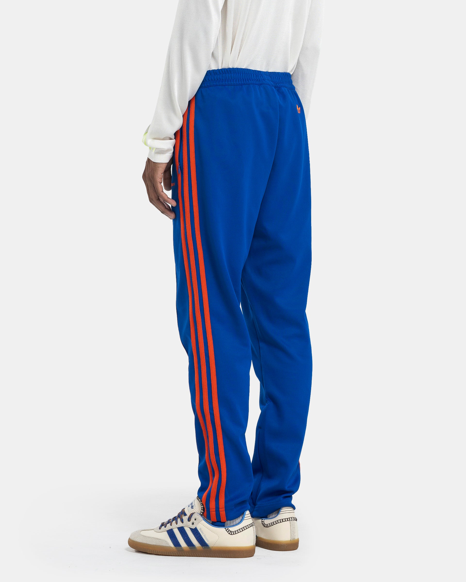adidas track pants royal blue