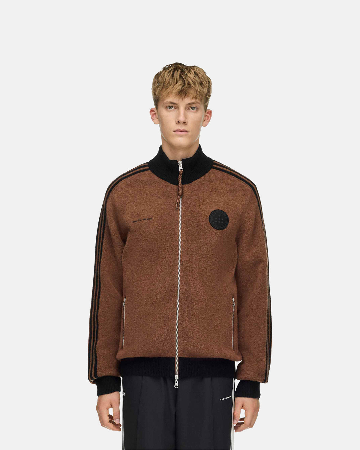 Adi008 Knit Jacket in Preloved Brown