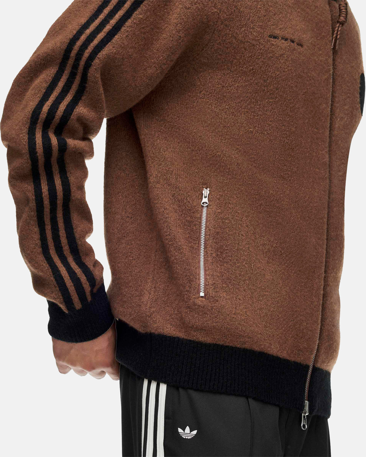 Adi008 Knit Jacket in Preloved Brown