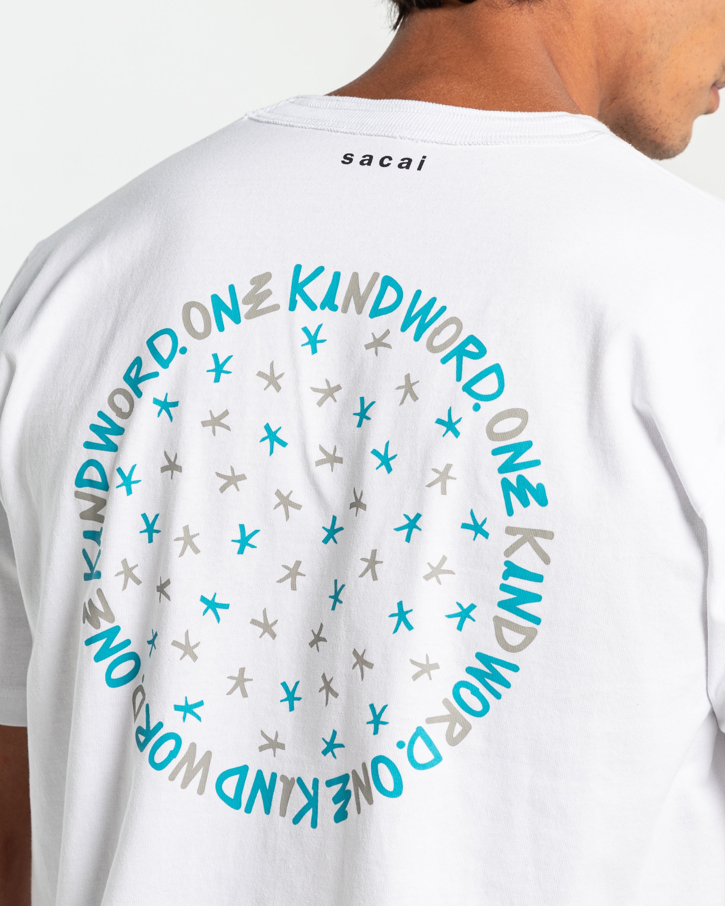 Eric Haze Circle Star T-Shirt in White