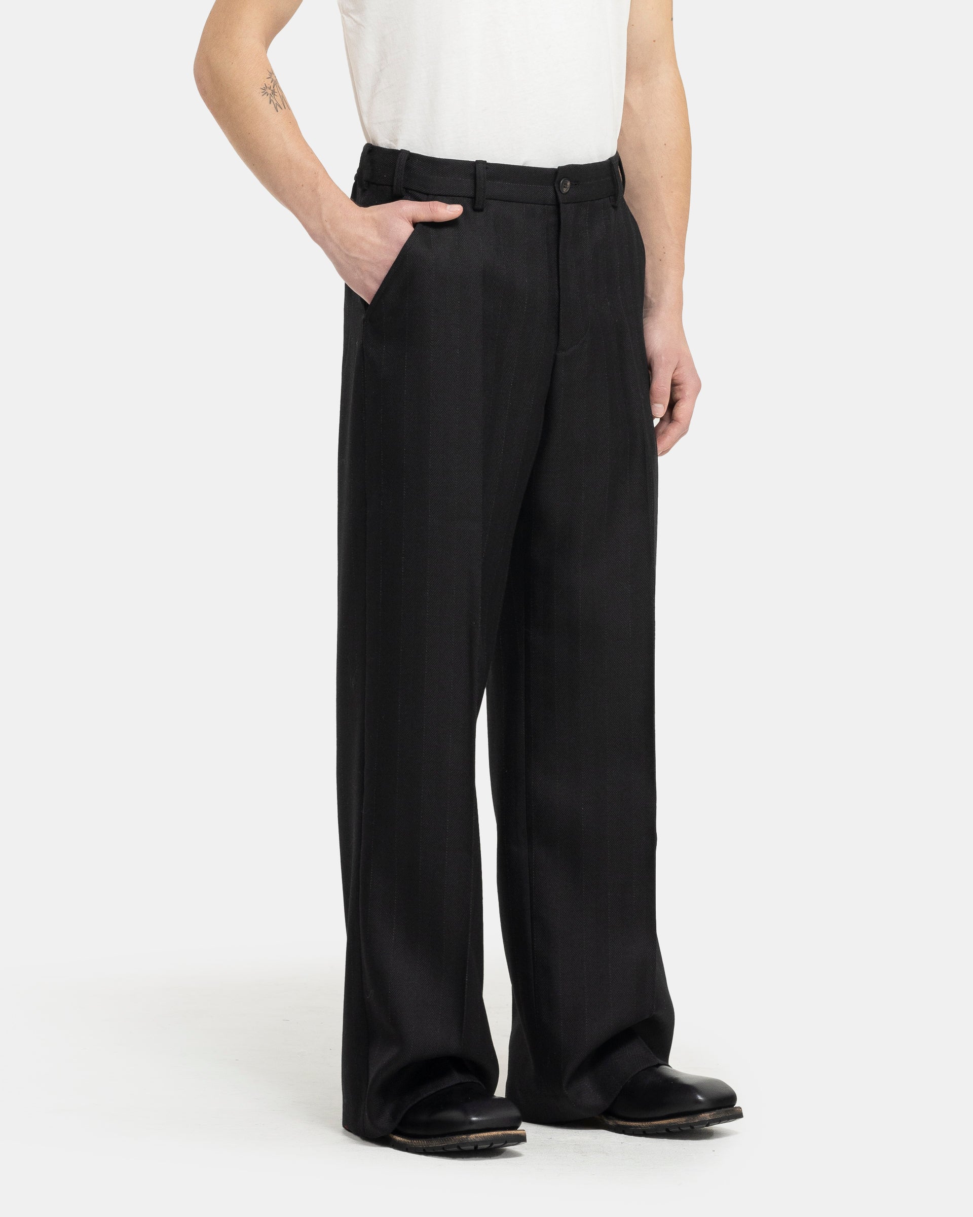 Sailor Trouser in Maitre Black