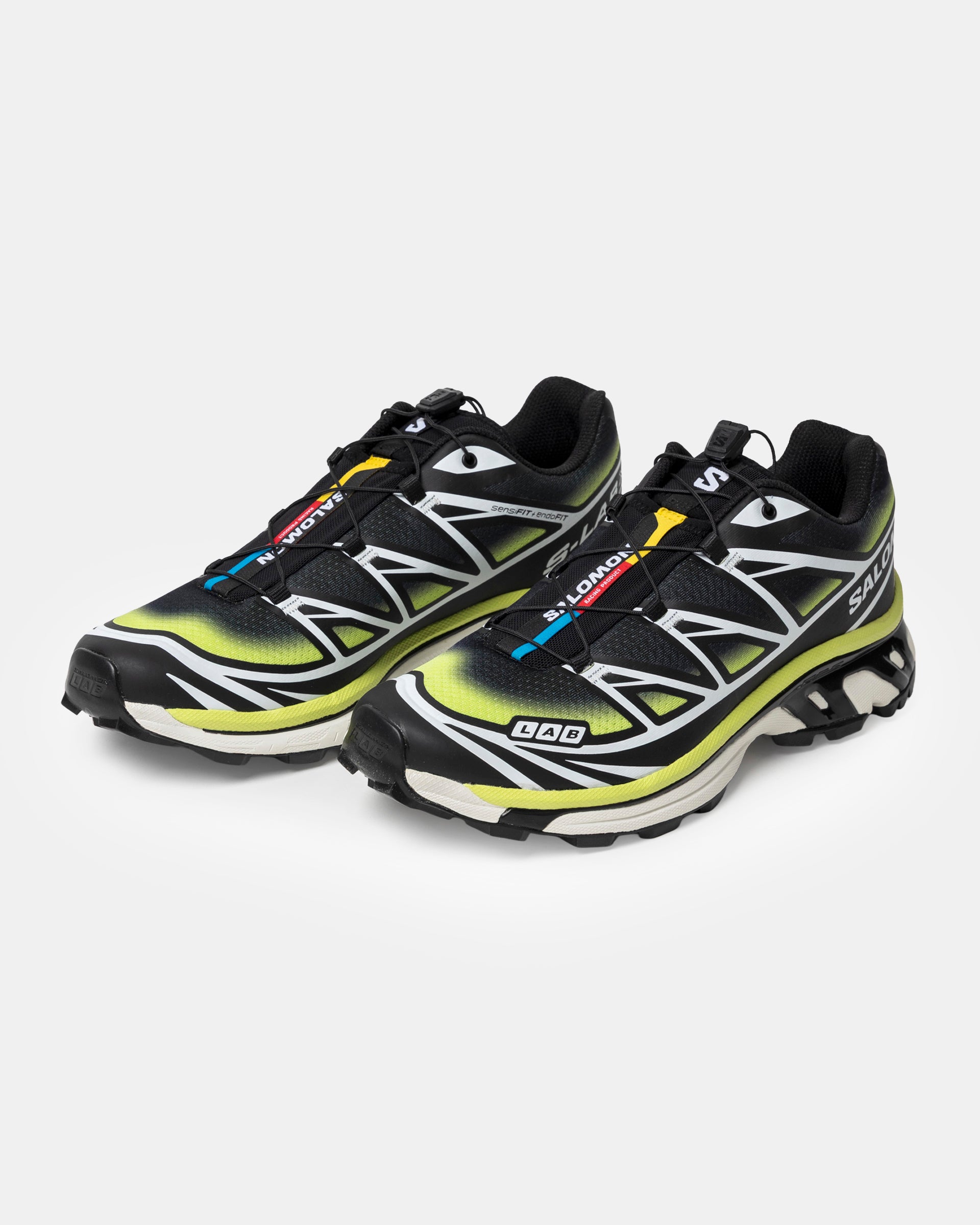 Salomon XT-6 Skyline in Black and Green| Roden Gray