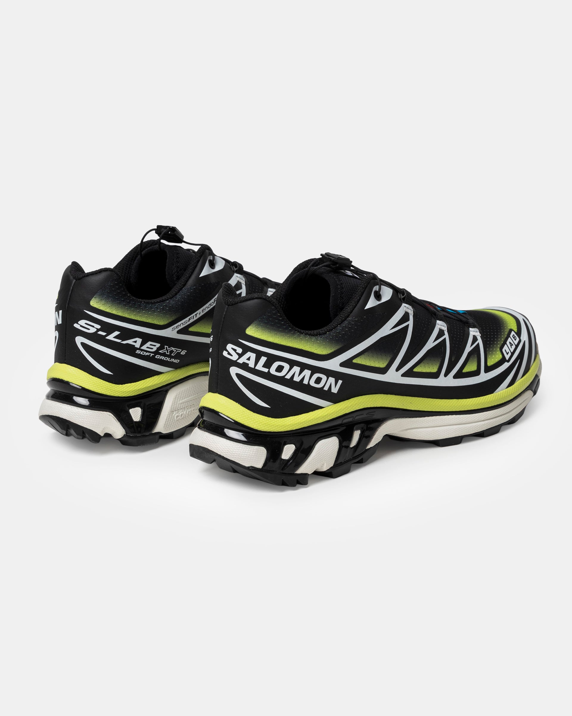 Salomon XT-6 Skyline in Black and Green| Roden Gray