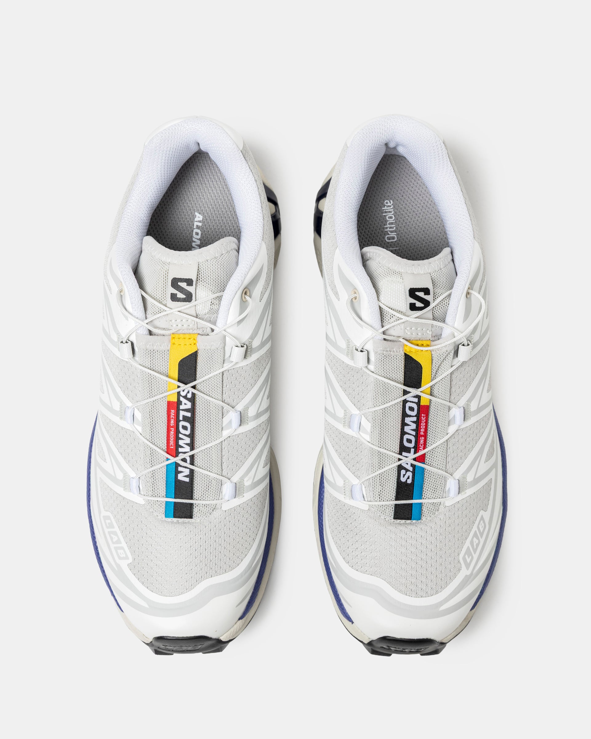 Salomon XT-6 in White, Lunar Rock, and Liberty | RODEN GRAY