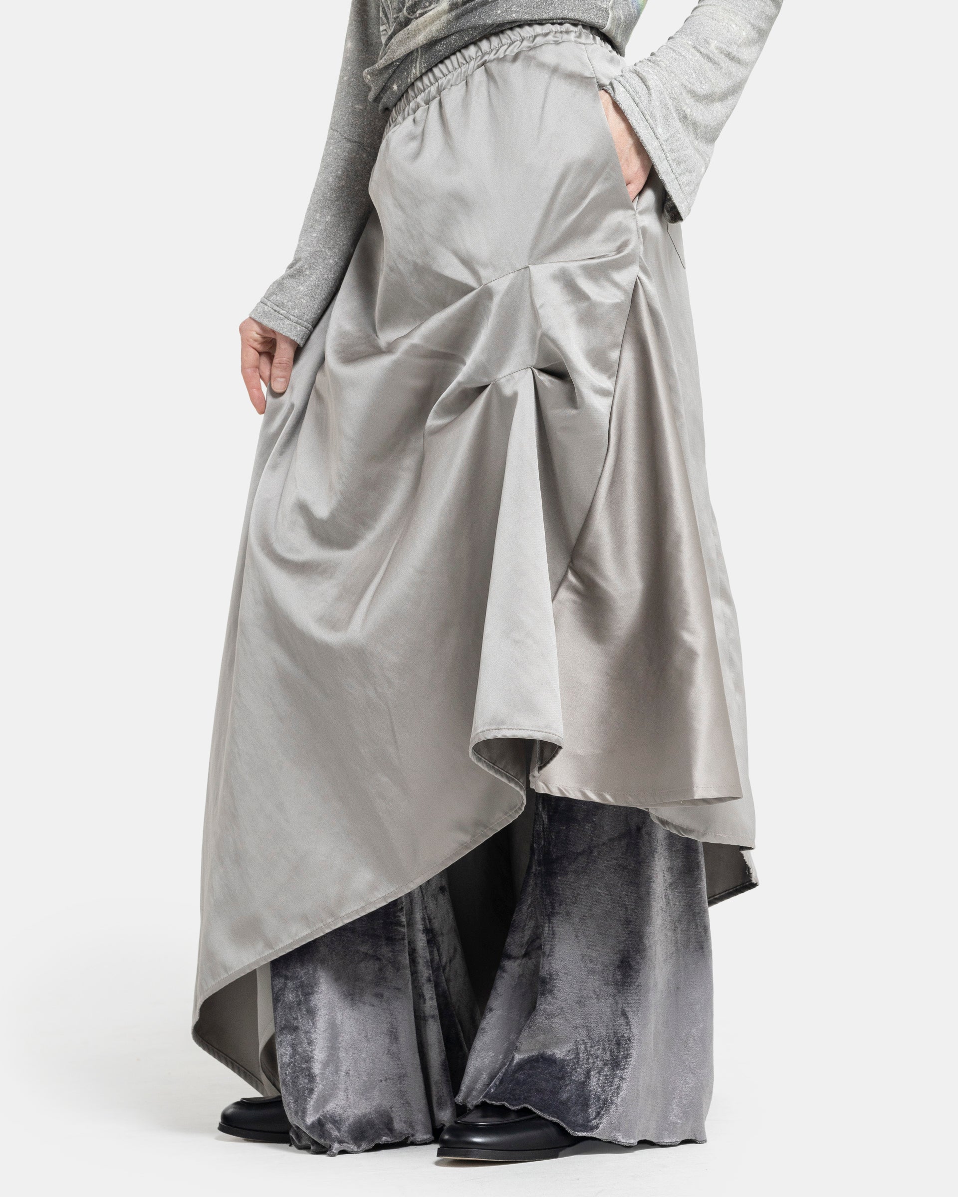 Selvaggina Skirt in Grey