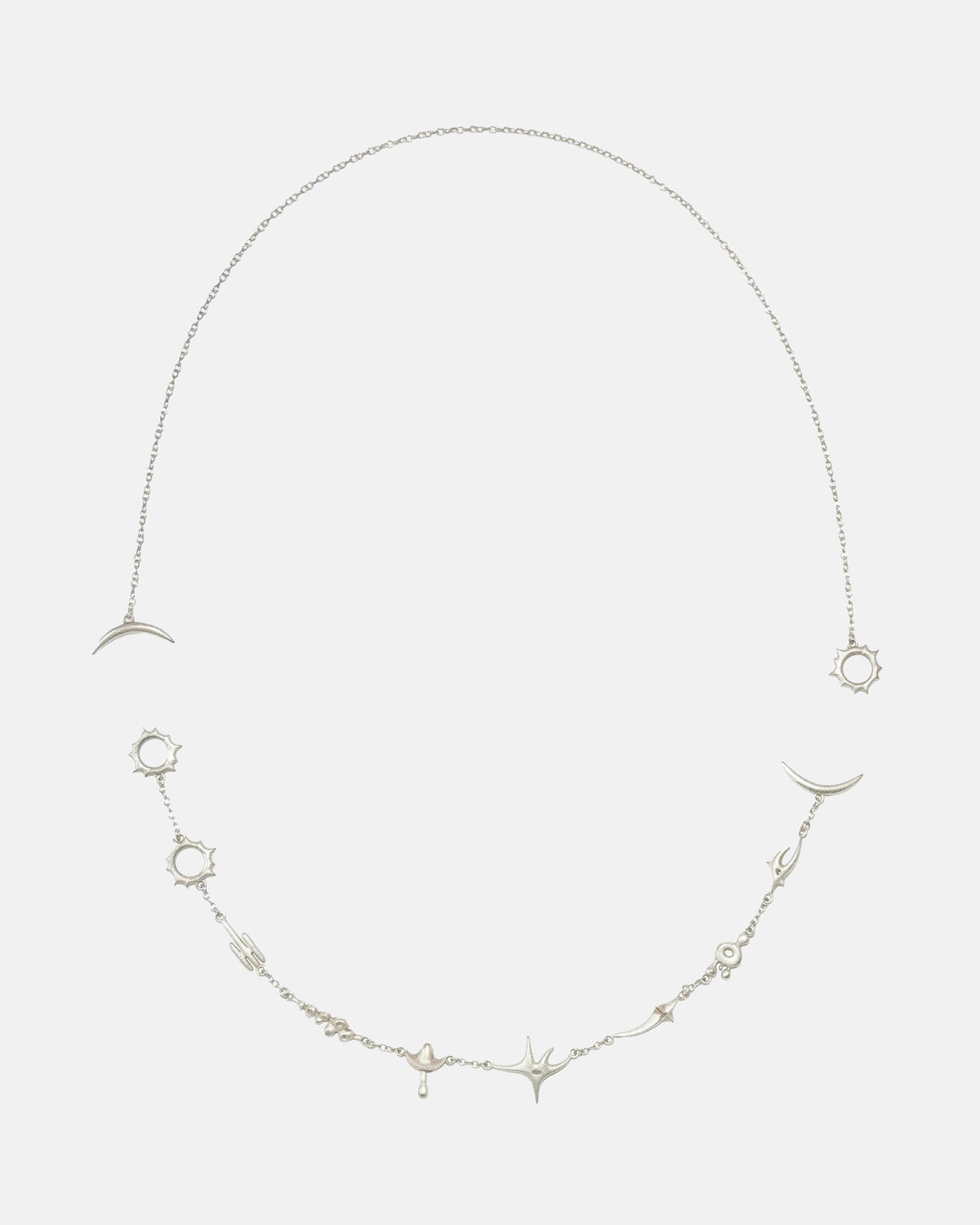 Sept 925 Silver Bracelet in Matte White