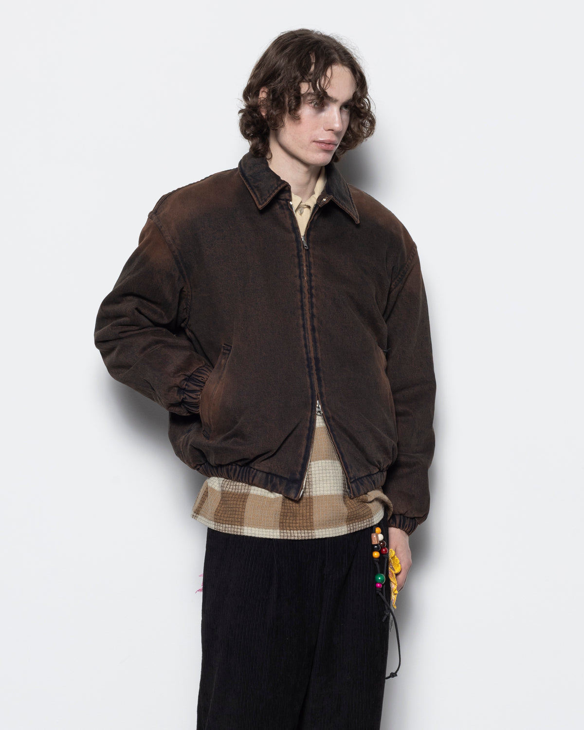 Rust Dylan Jacket Song For The Mute Padded Jacket in Rust | RODEN GRAY