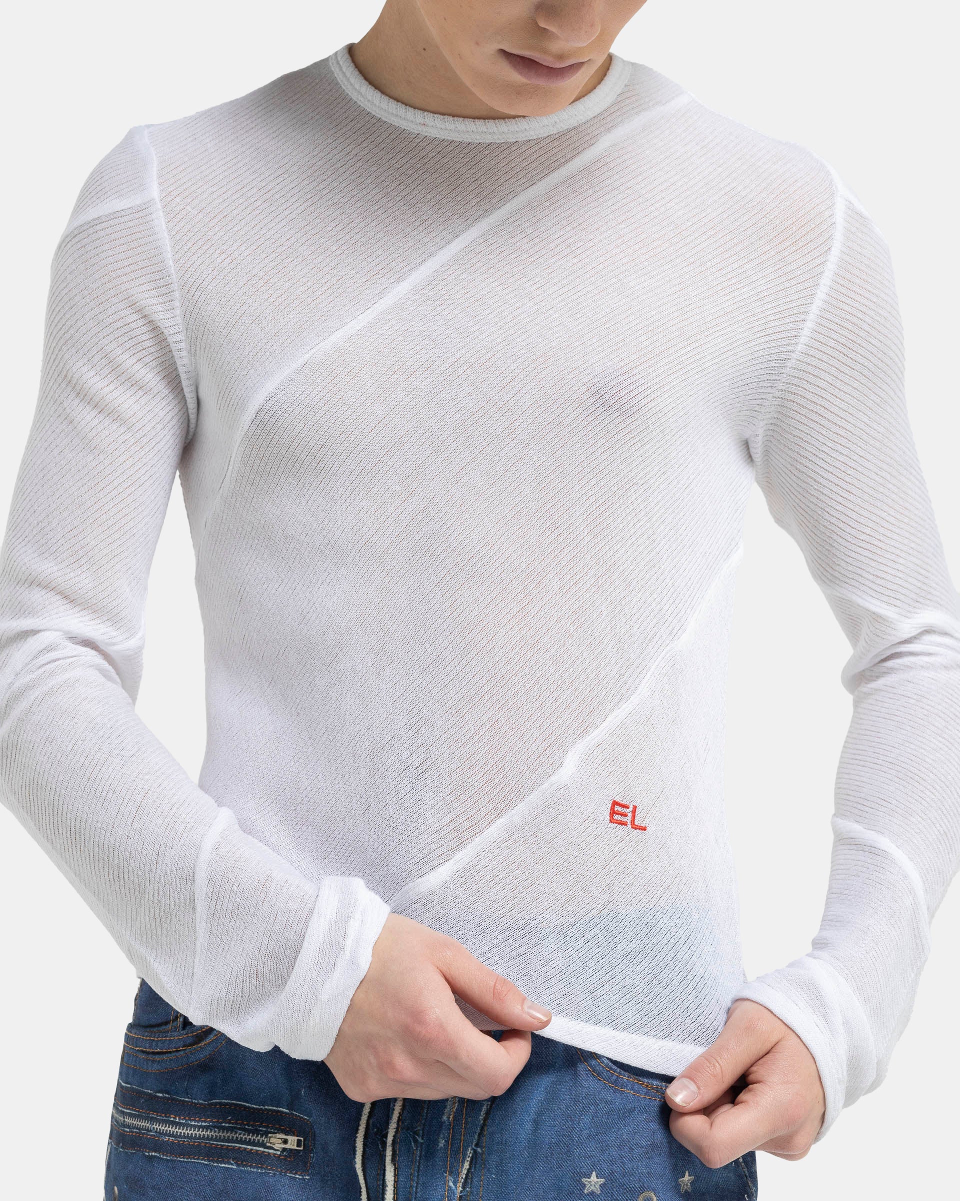 Spiral Long Sleeve in Powder