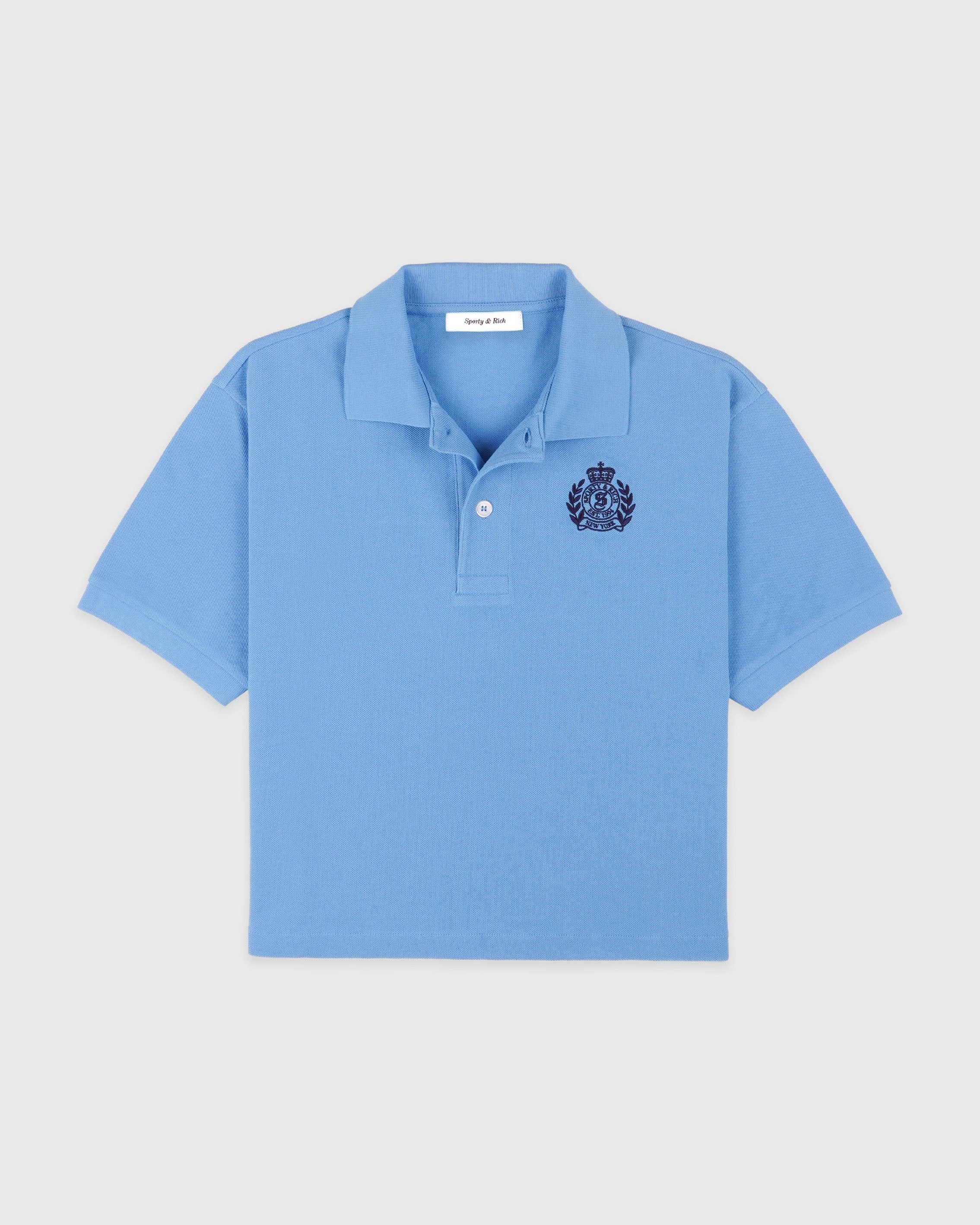 H&W Crest Pique Polo in Juniper