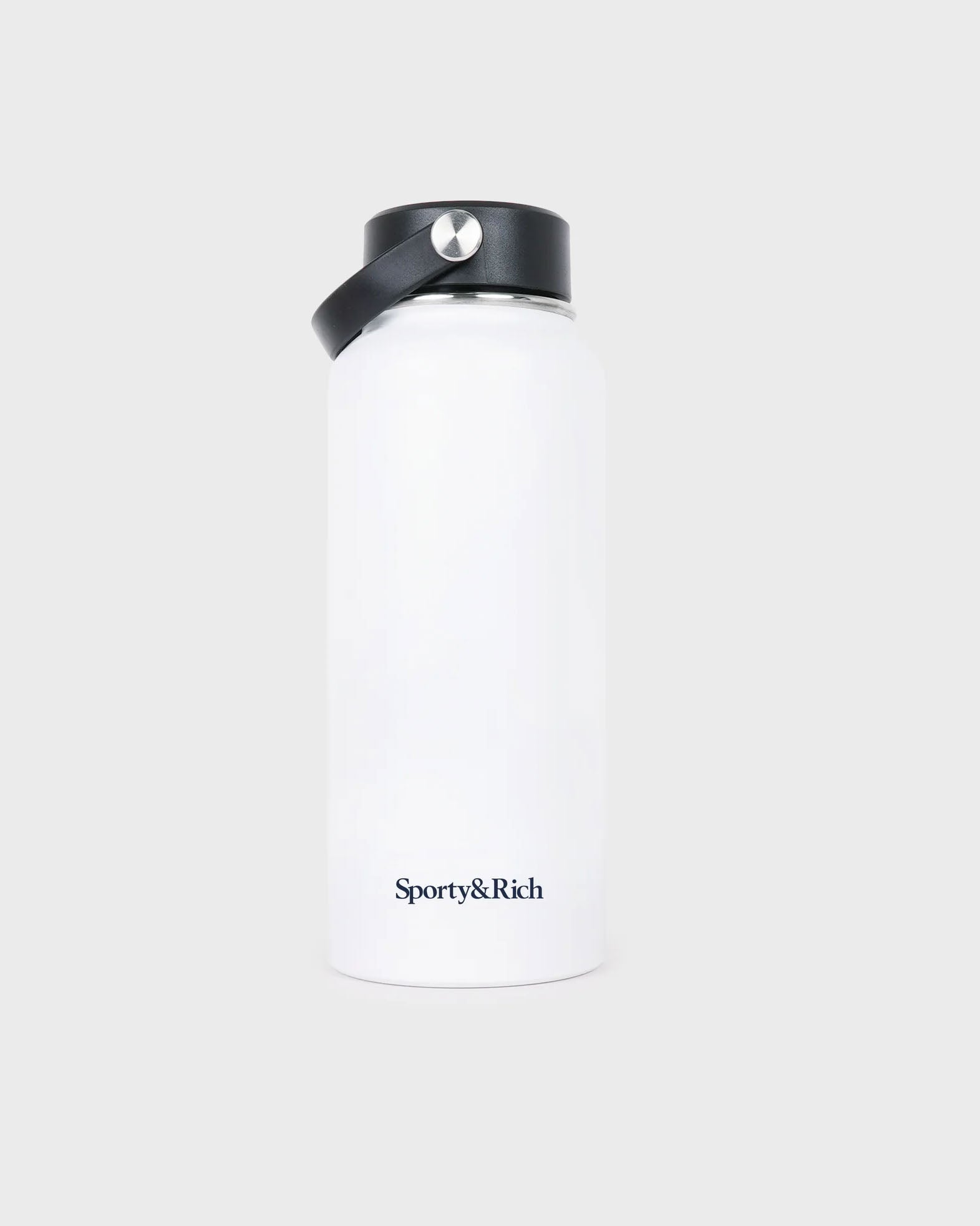 Health is Wealth Bottle in White