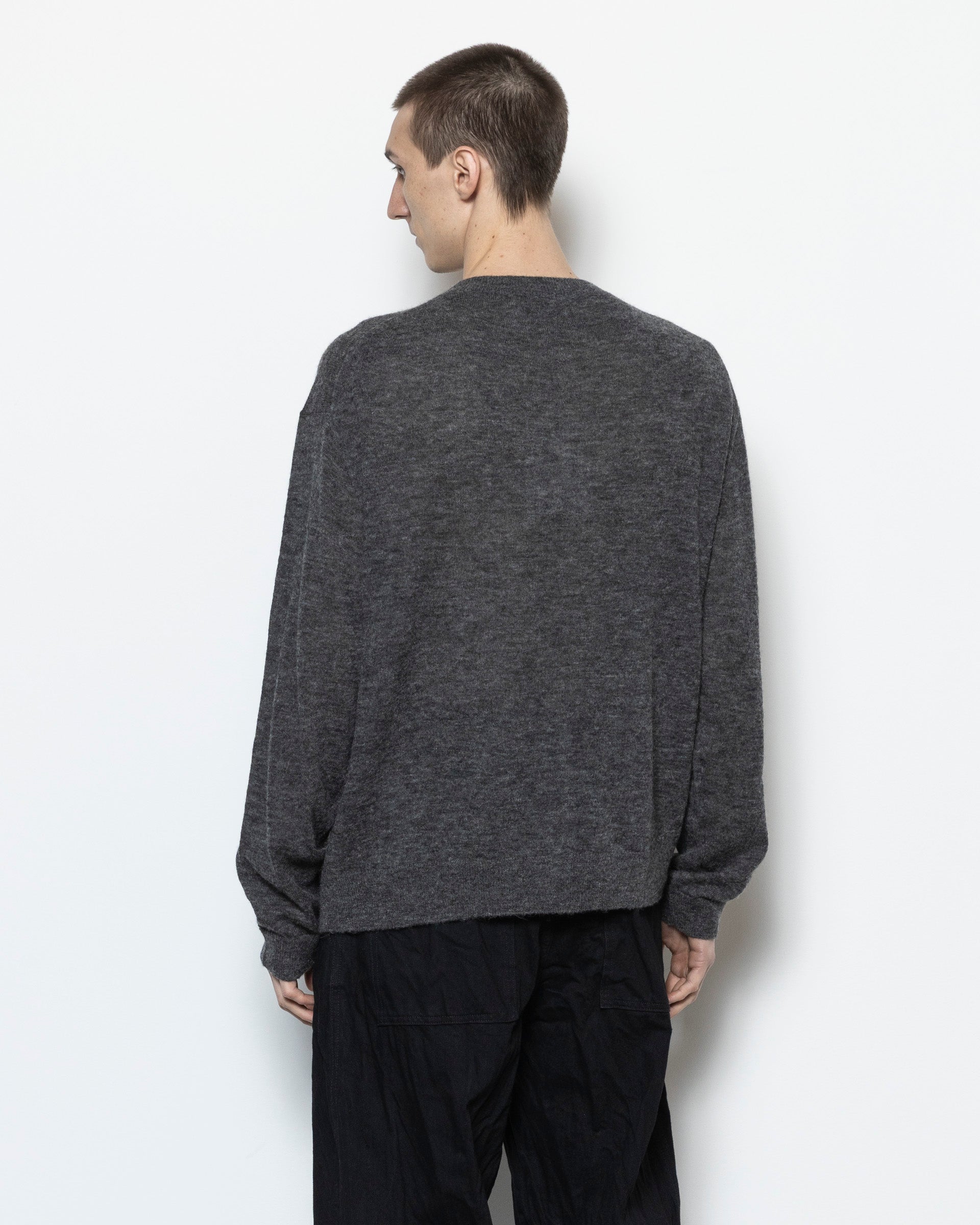 Andres Knit Cardigan in Grey