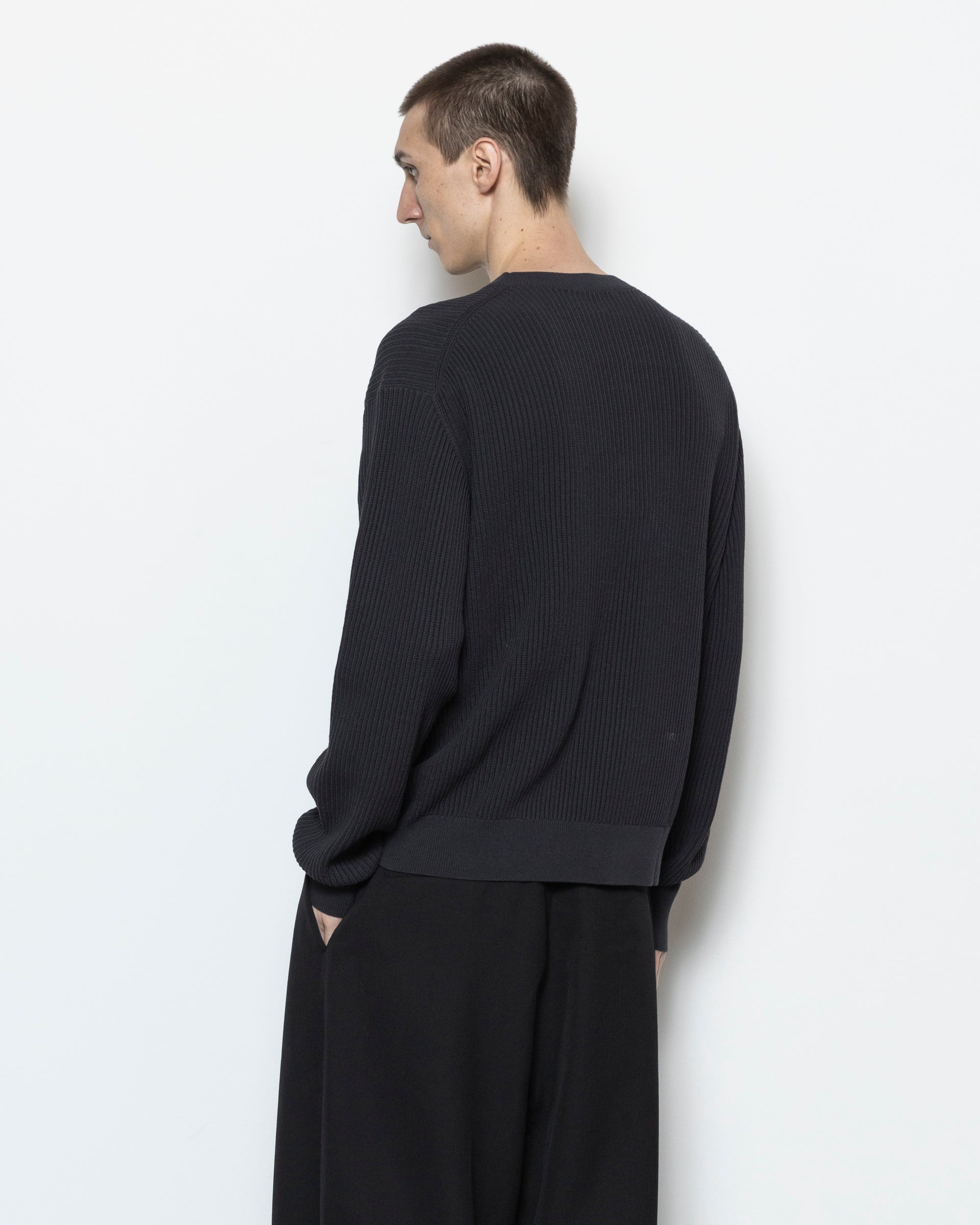 Arda Knit Crewneck in Pewter