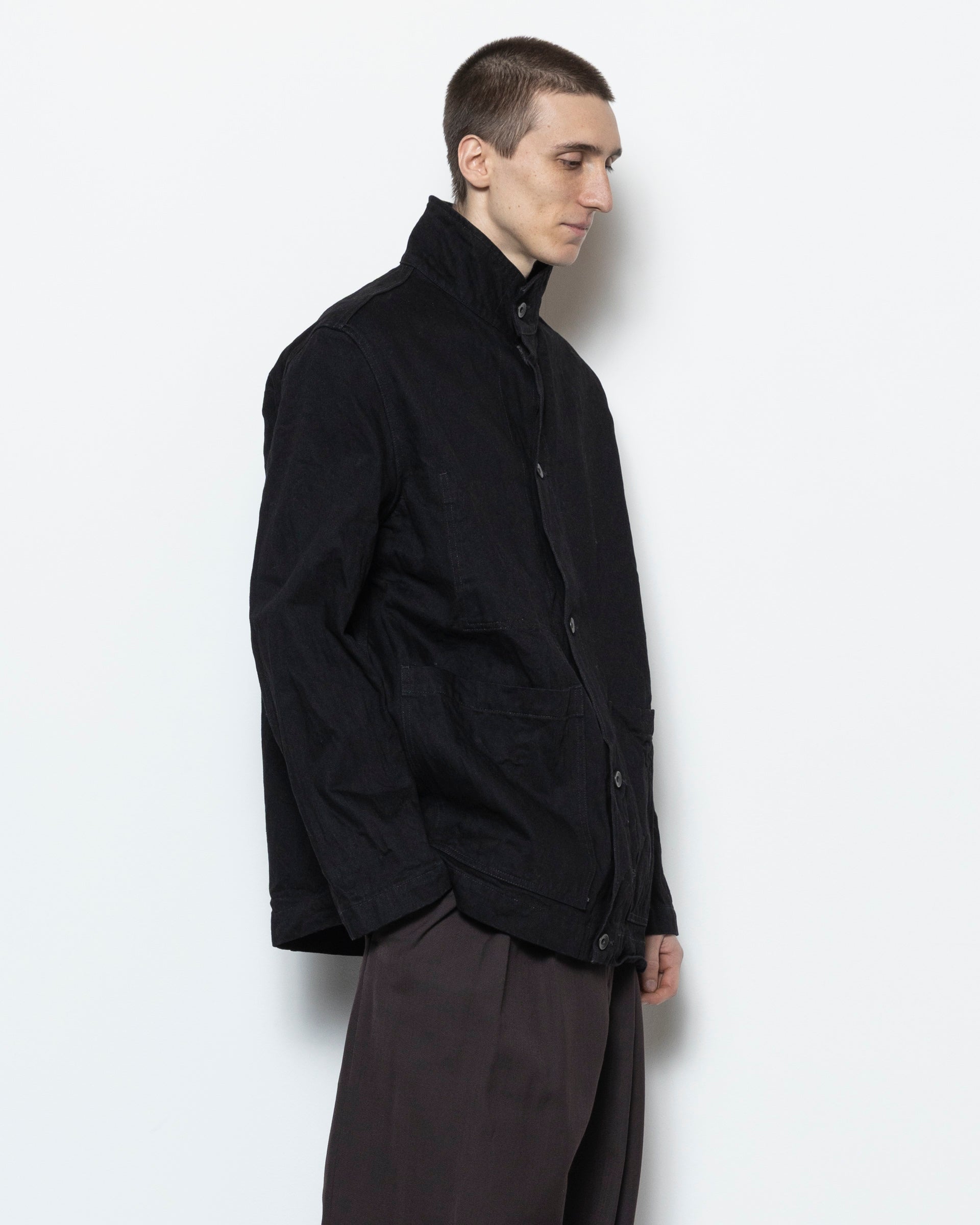 District Denim Jacket in Black