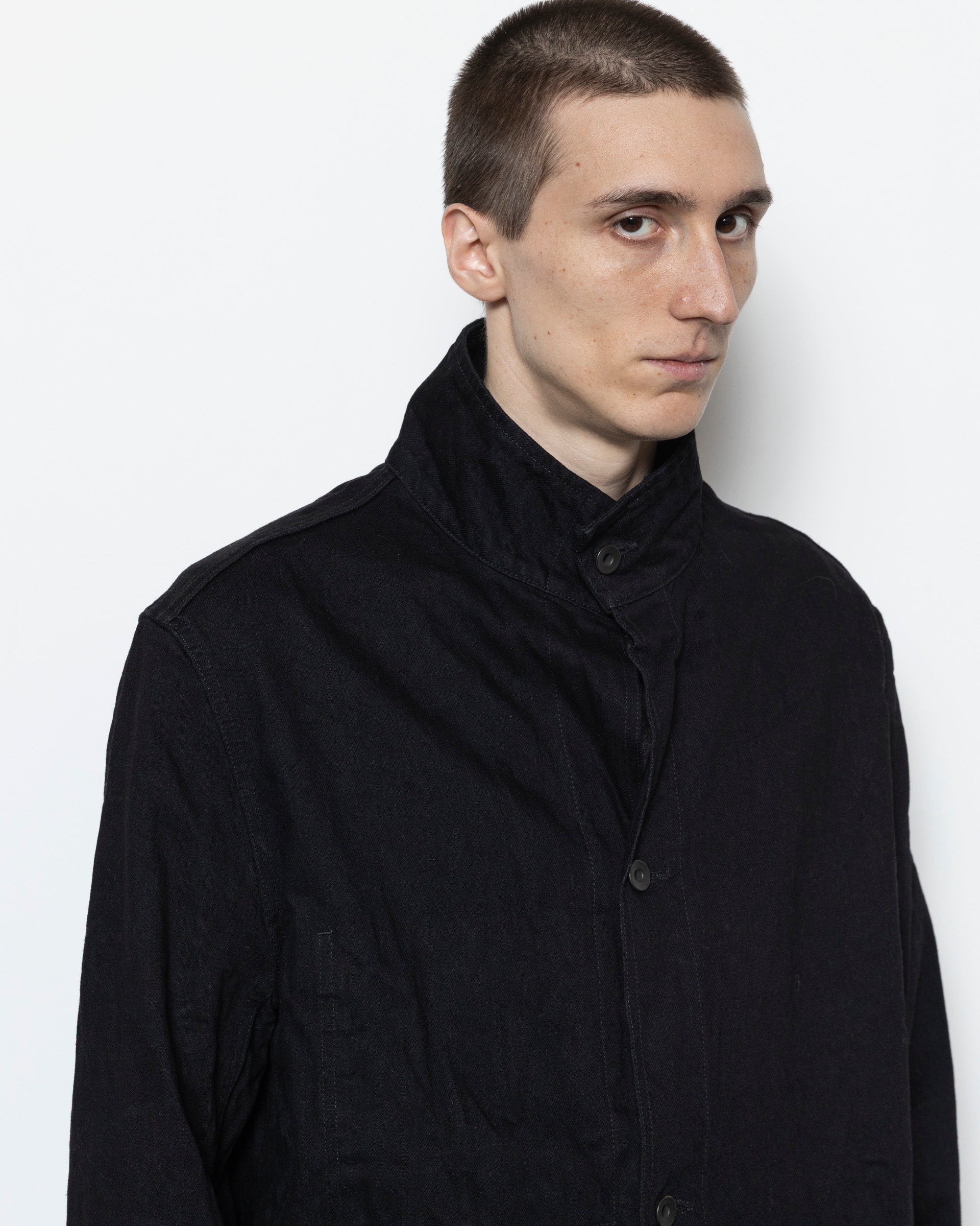 District Denim Jacket in Black