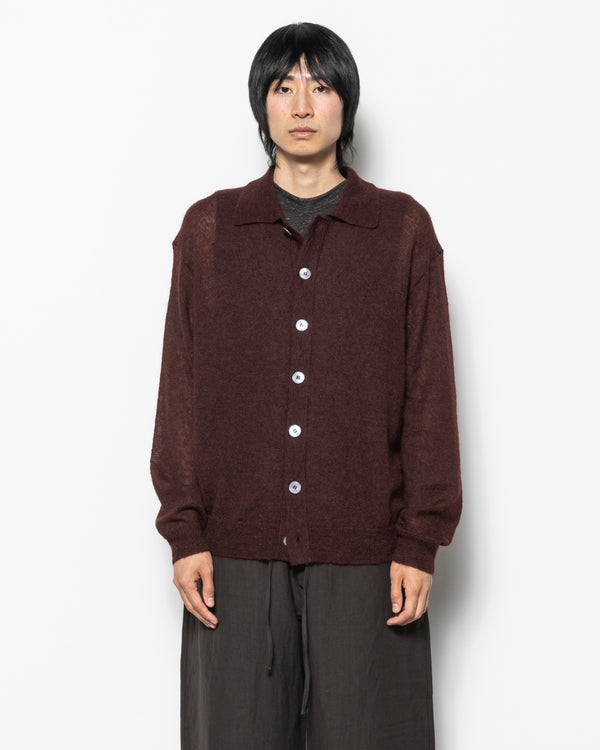 Hamto Cardigan in Mulberry