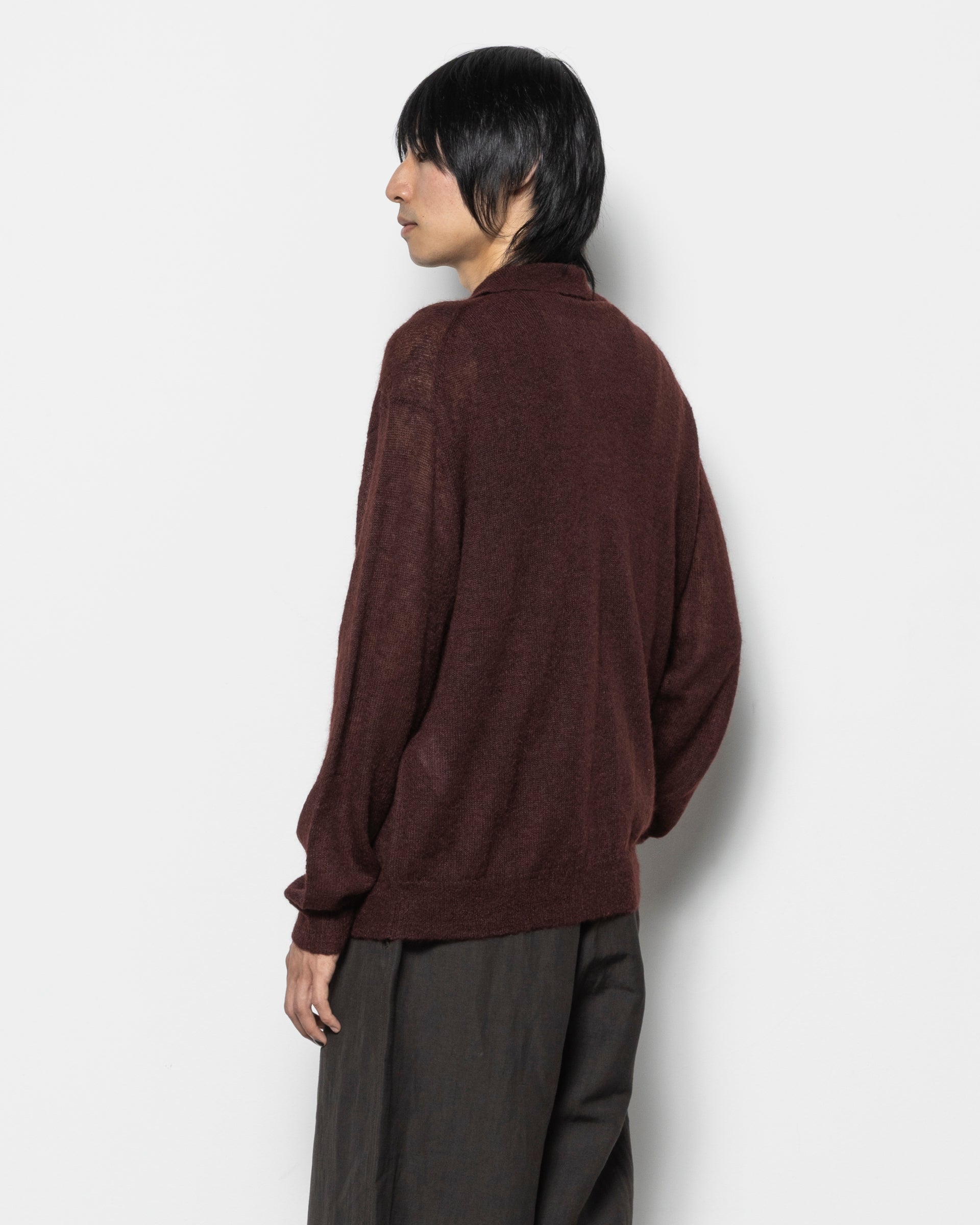 Hamto Cardigan in Mulberry